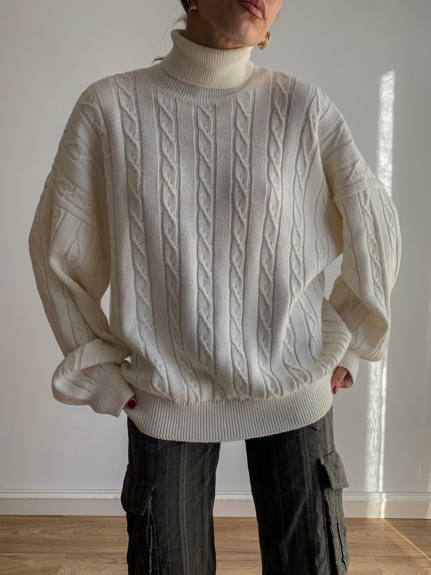 Knit wool jumper