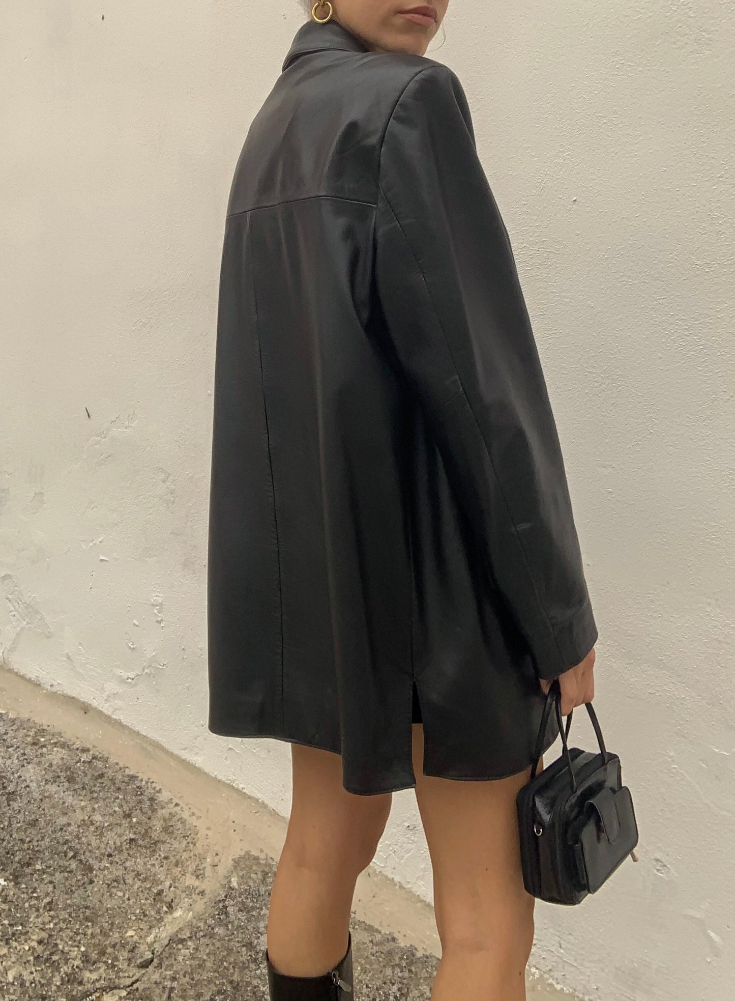 Vintage genuine leather jacket
