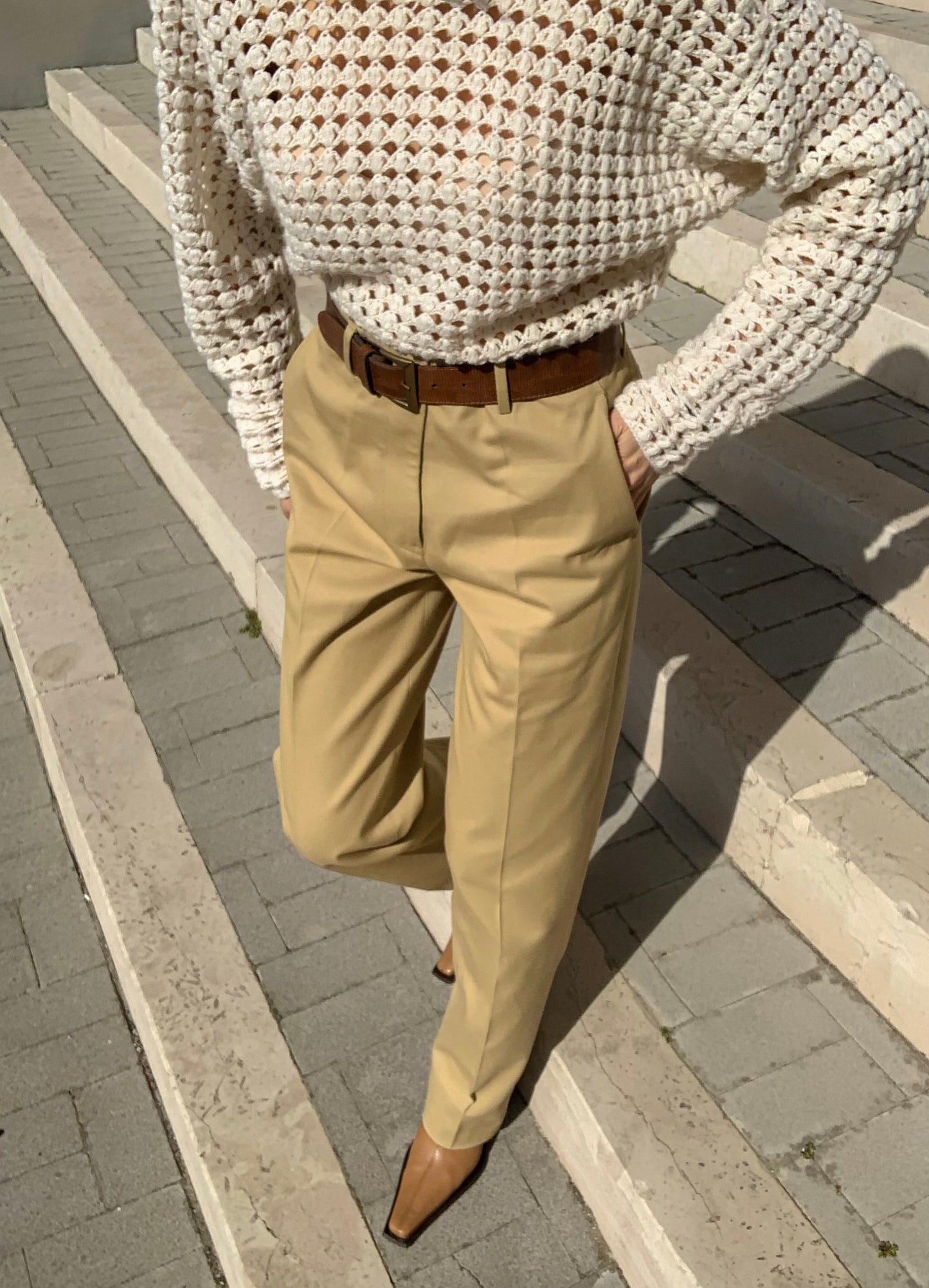 Tailored dad pant