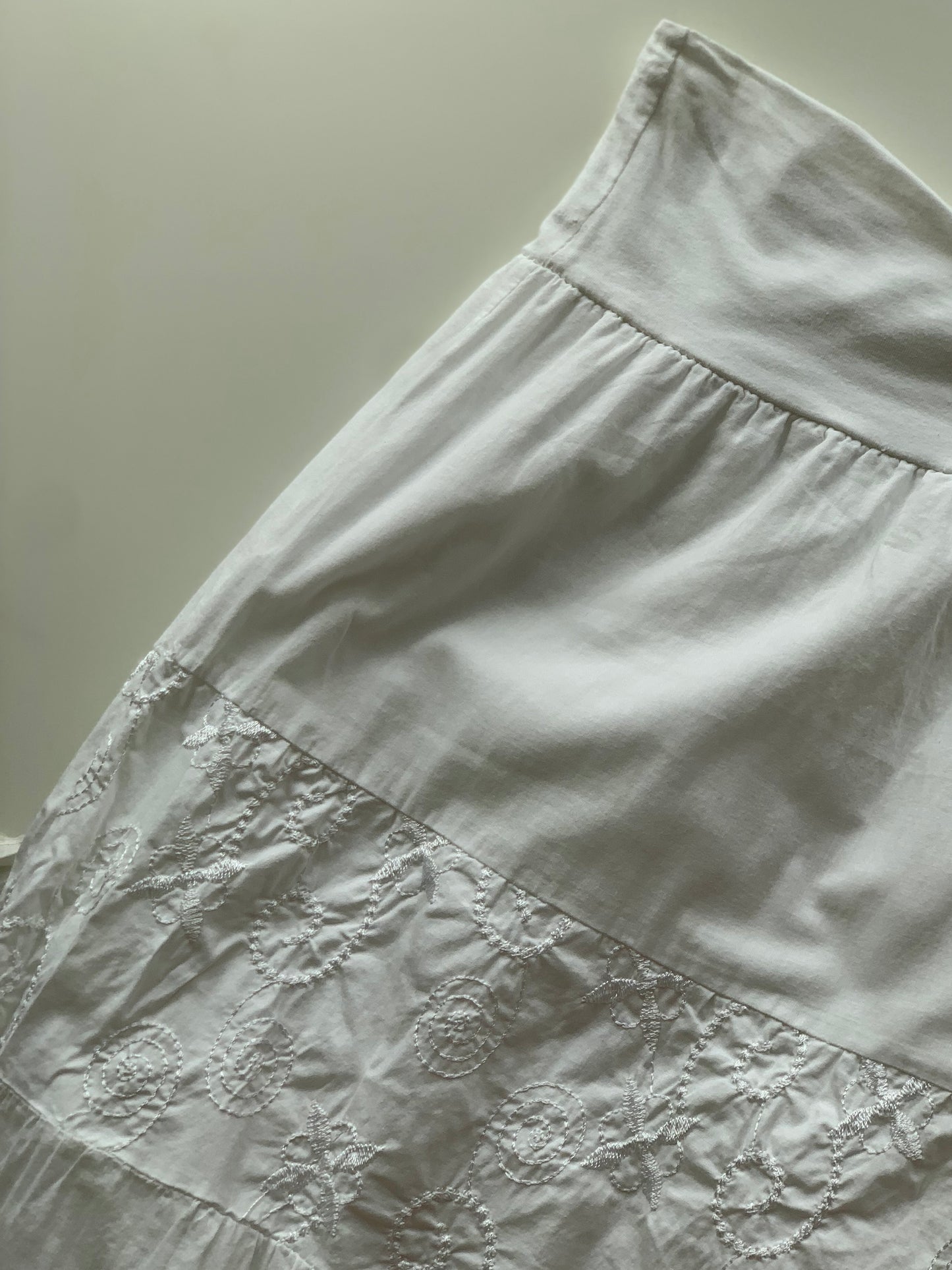 Tiered maxi skirt