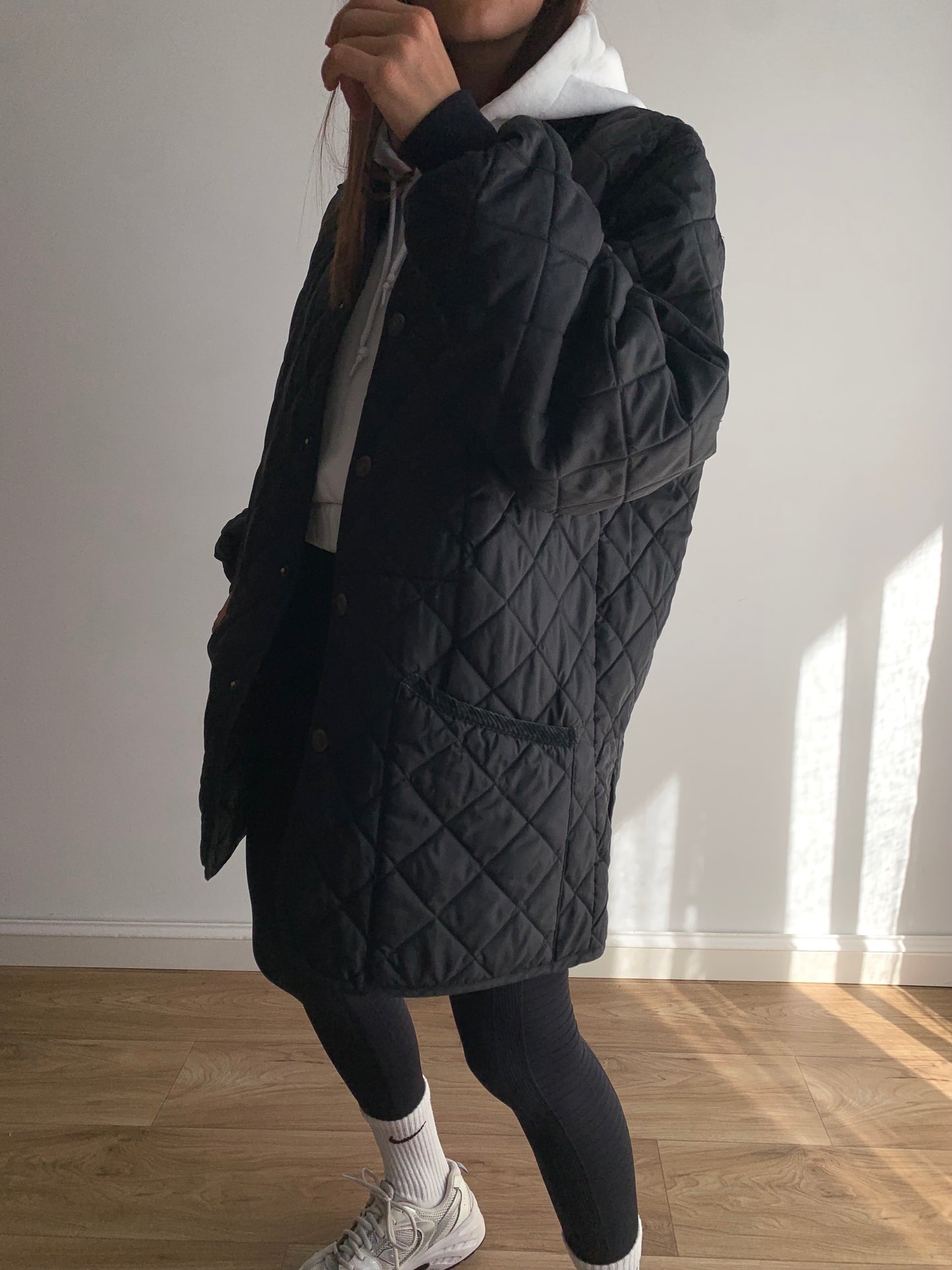Quilted black jacket
