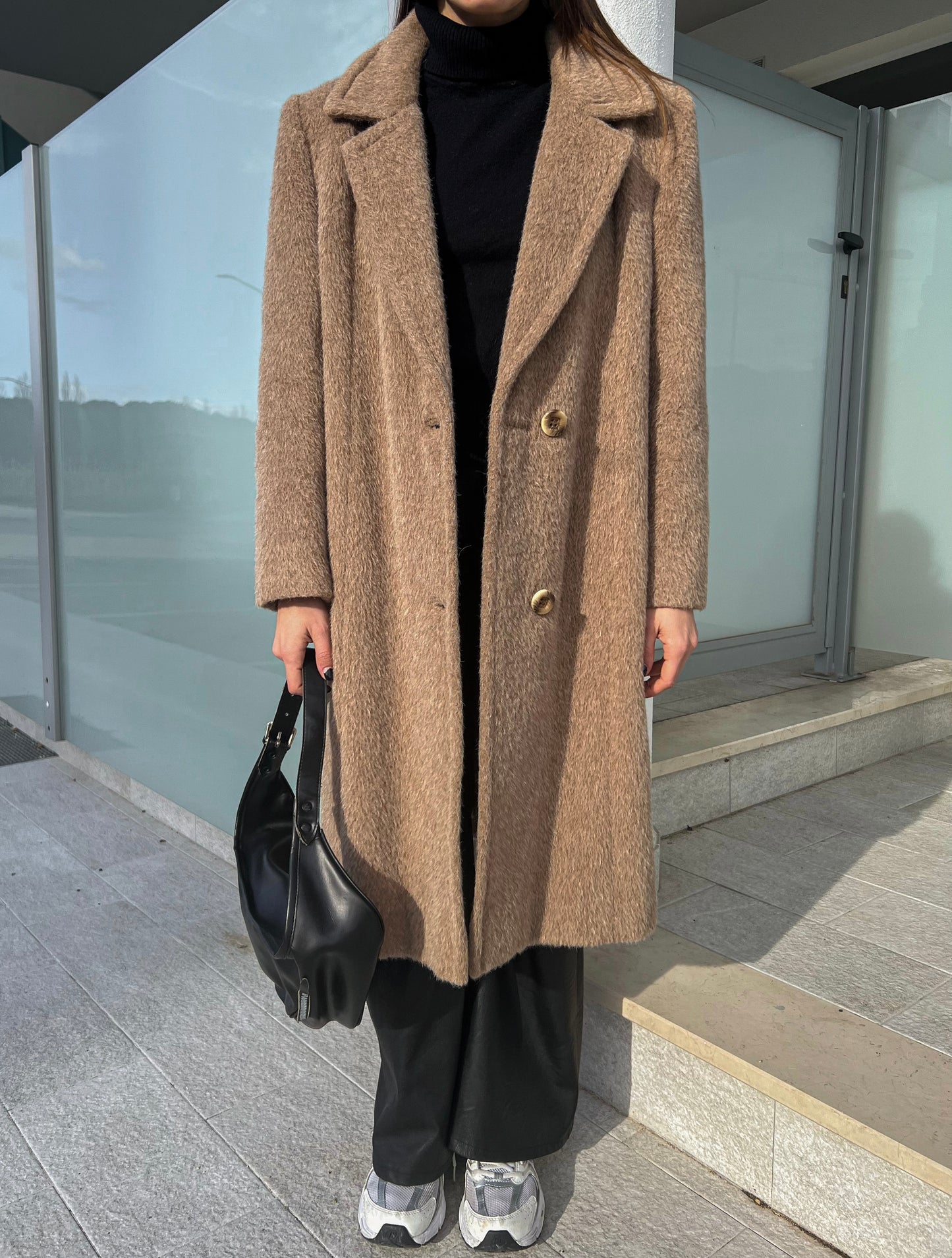 Vintage camel fur coat