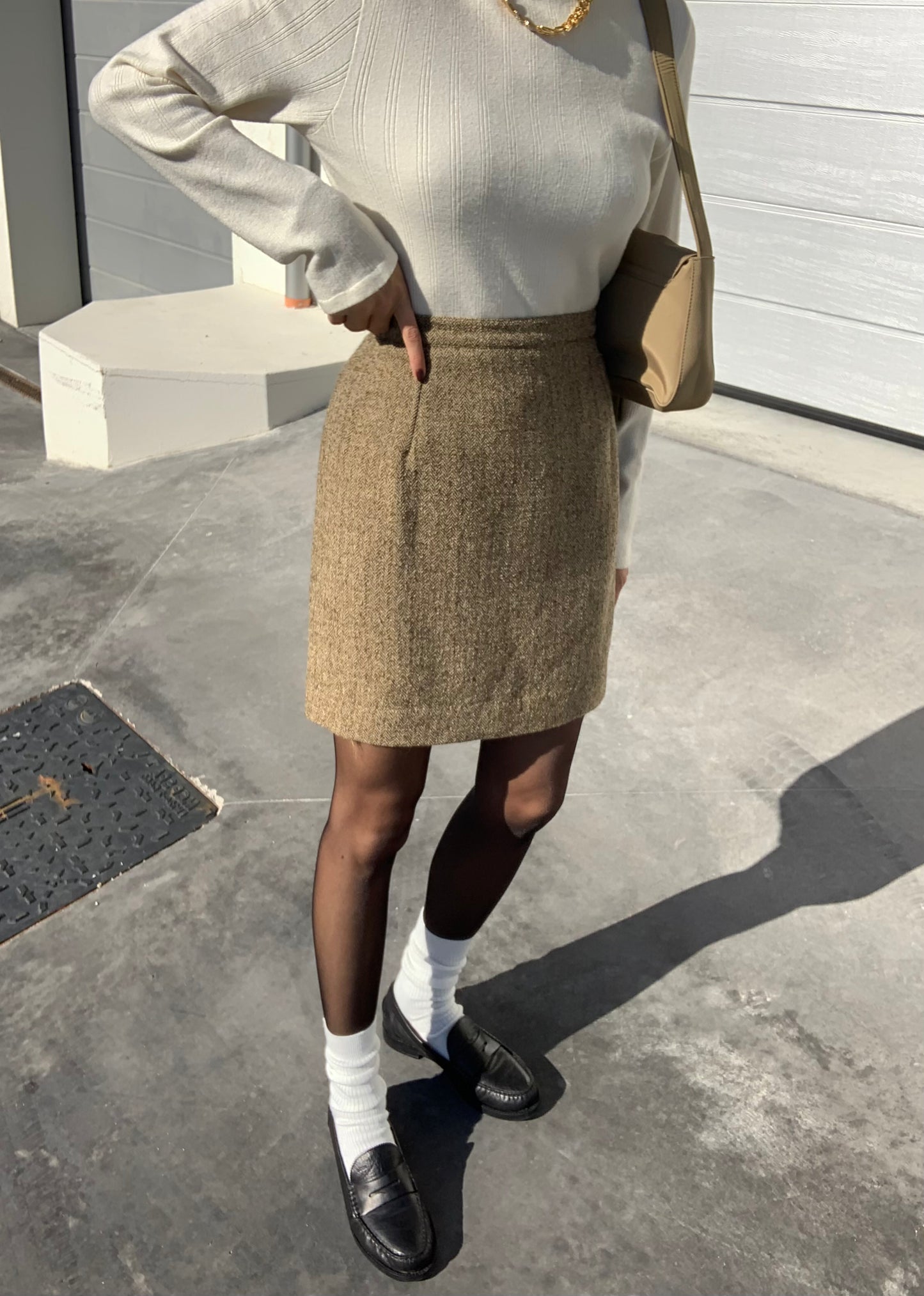 Vintage 2 pieces khaki set