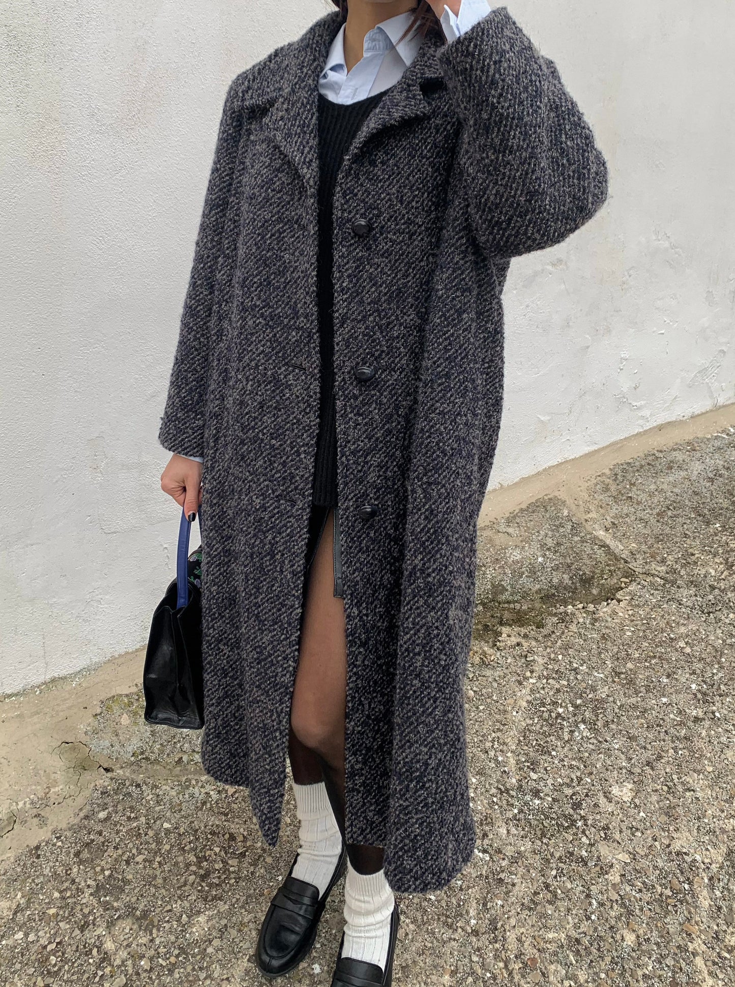 Vintage herringbone coat