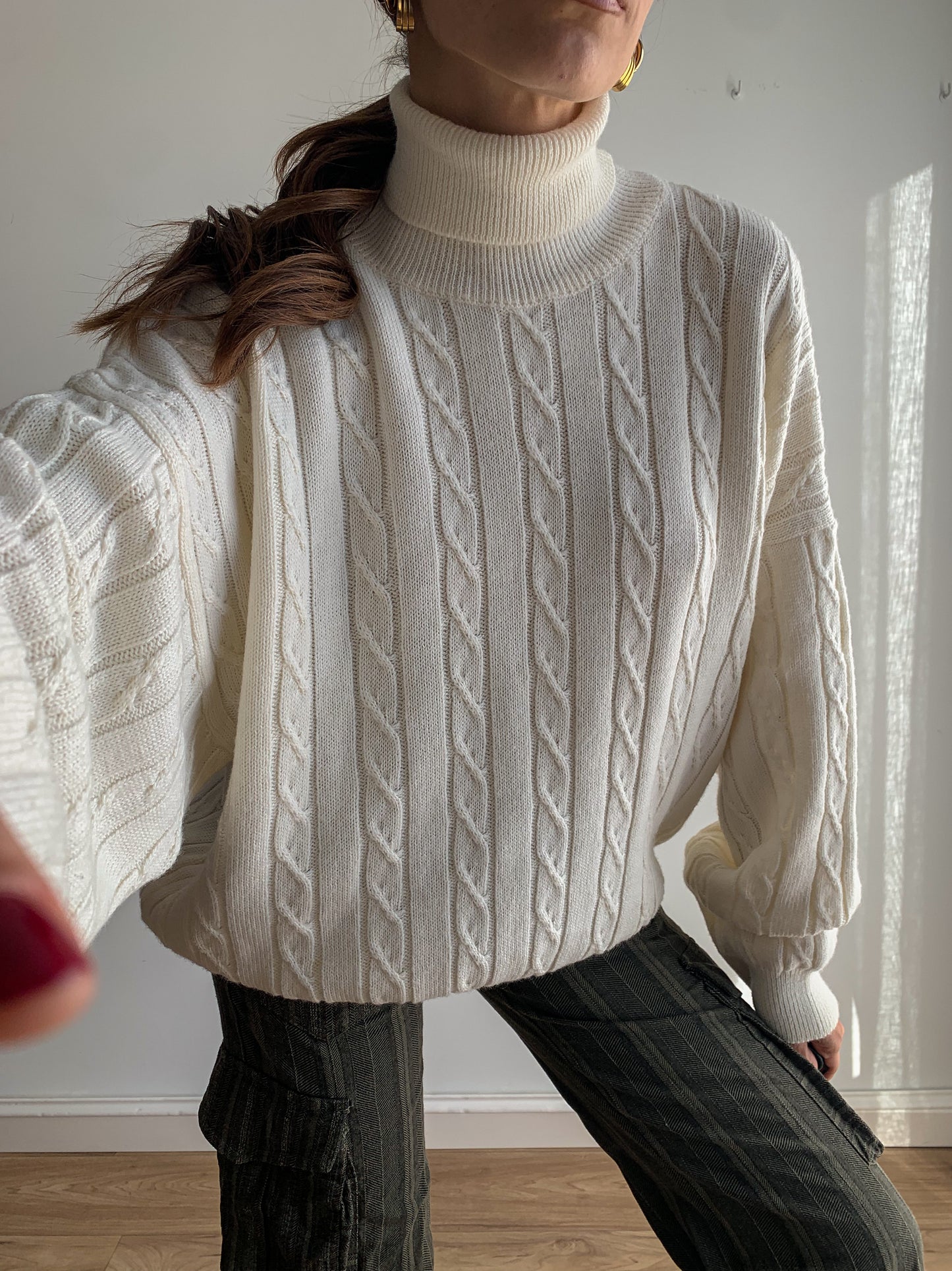 Knit wool jumper