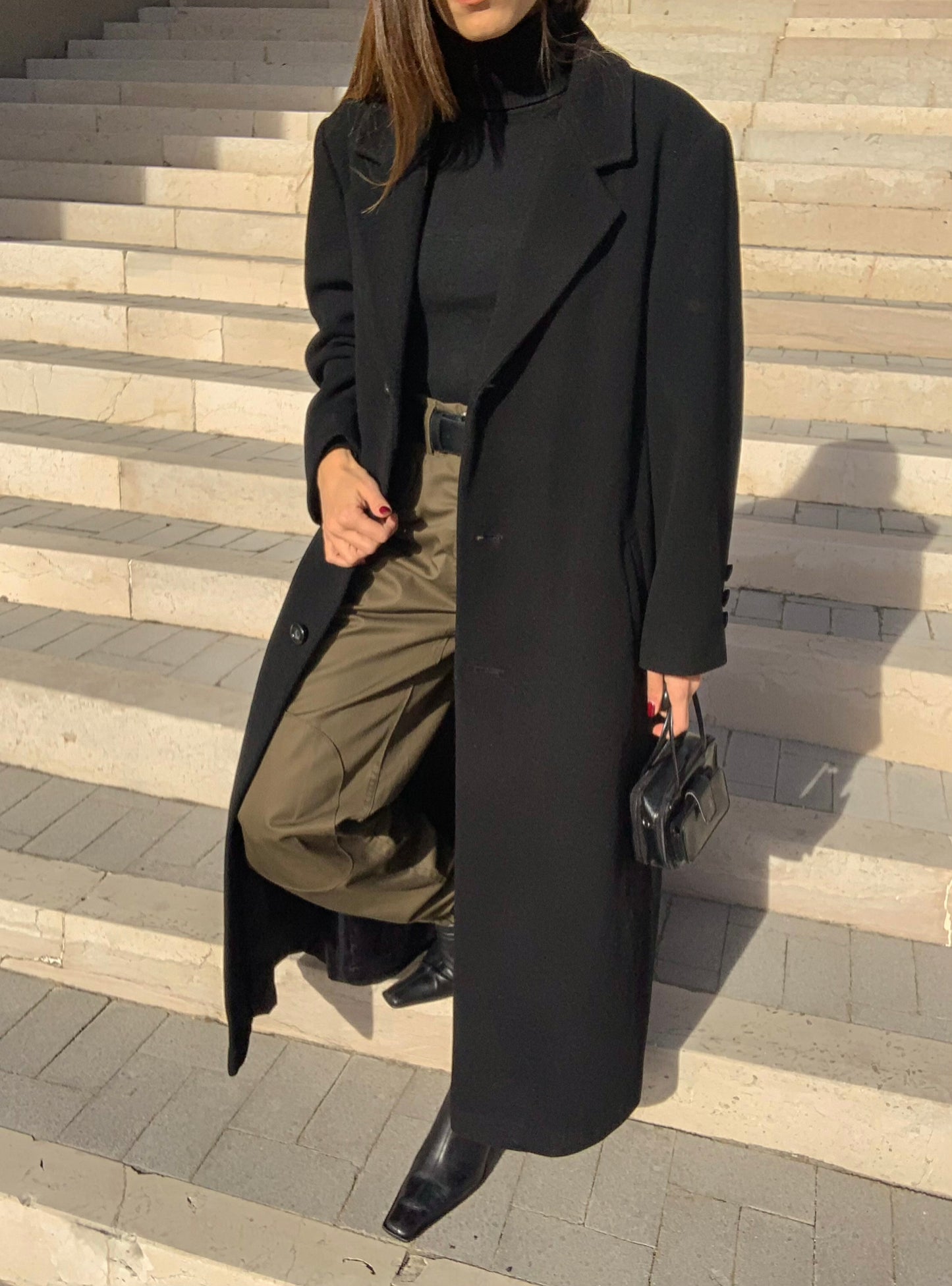 Vintage extra long coat