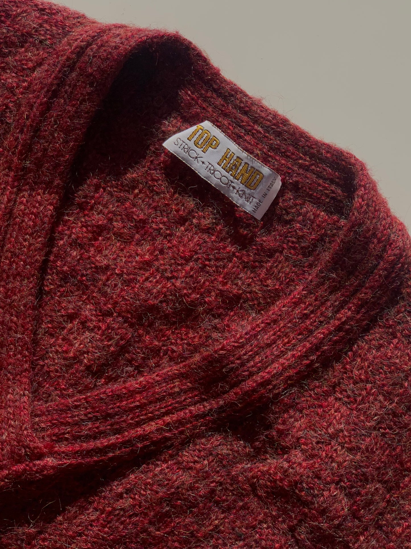 Vintage wool blend vest