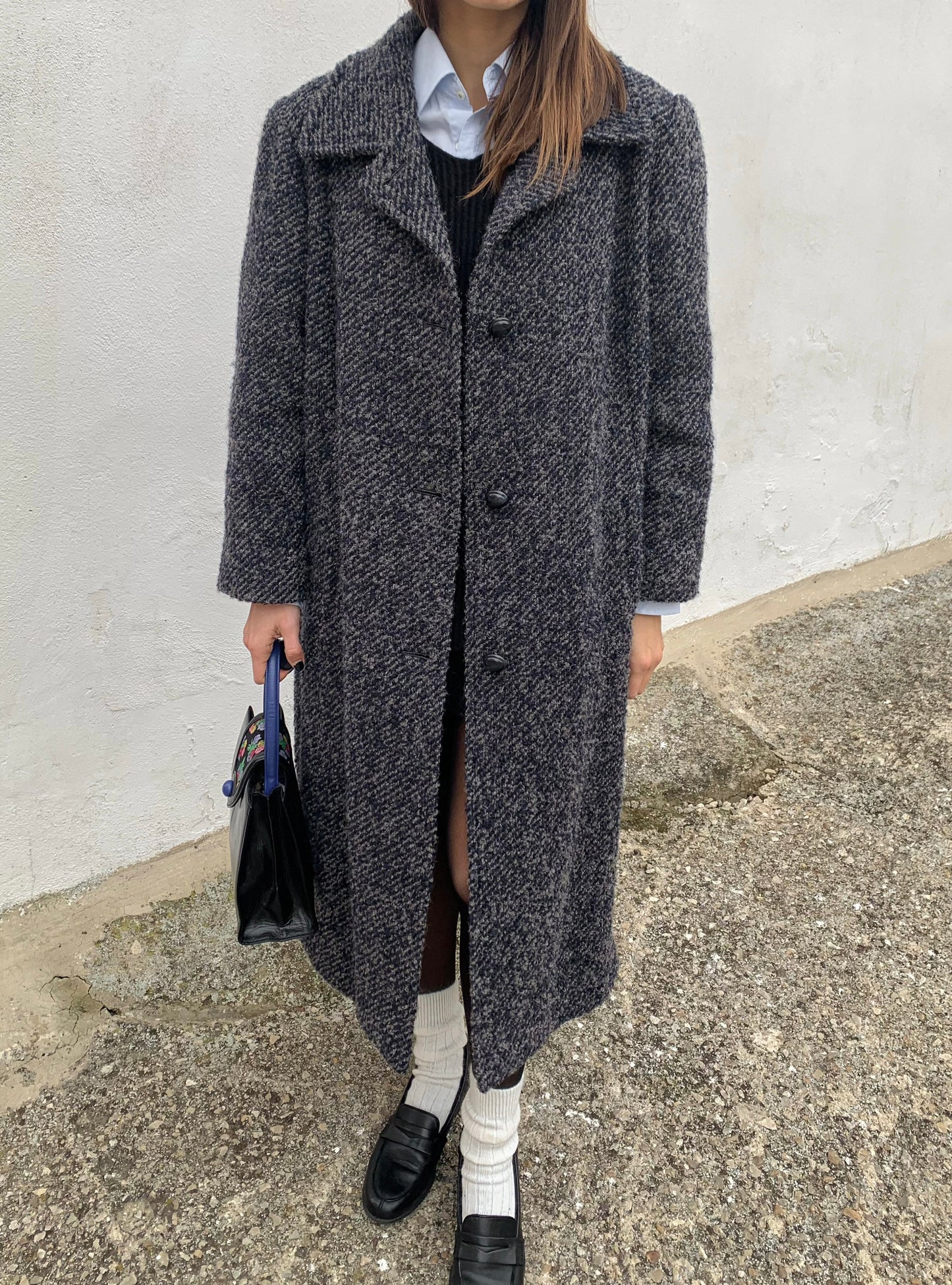 Vintage herringbone coat