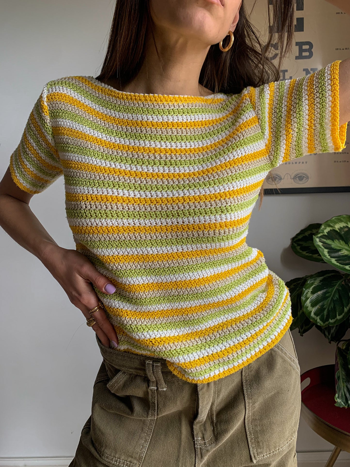 Y2K crochet top