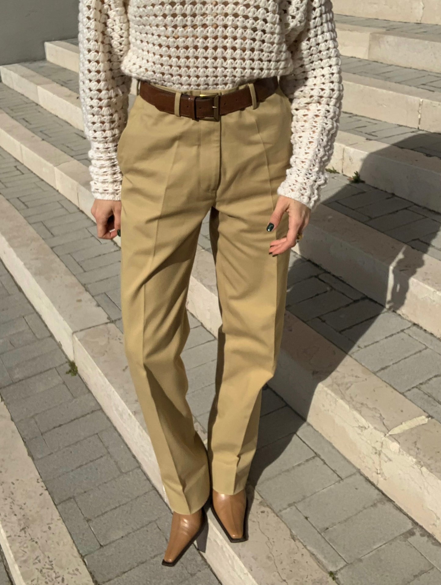 Tailored dad pant