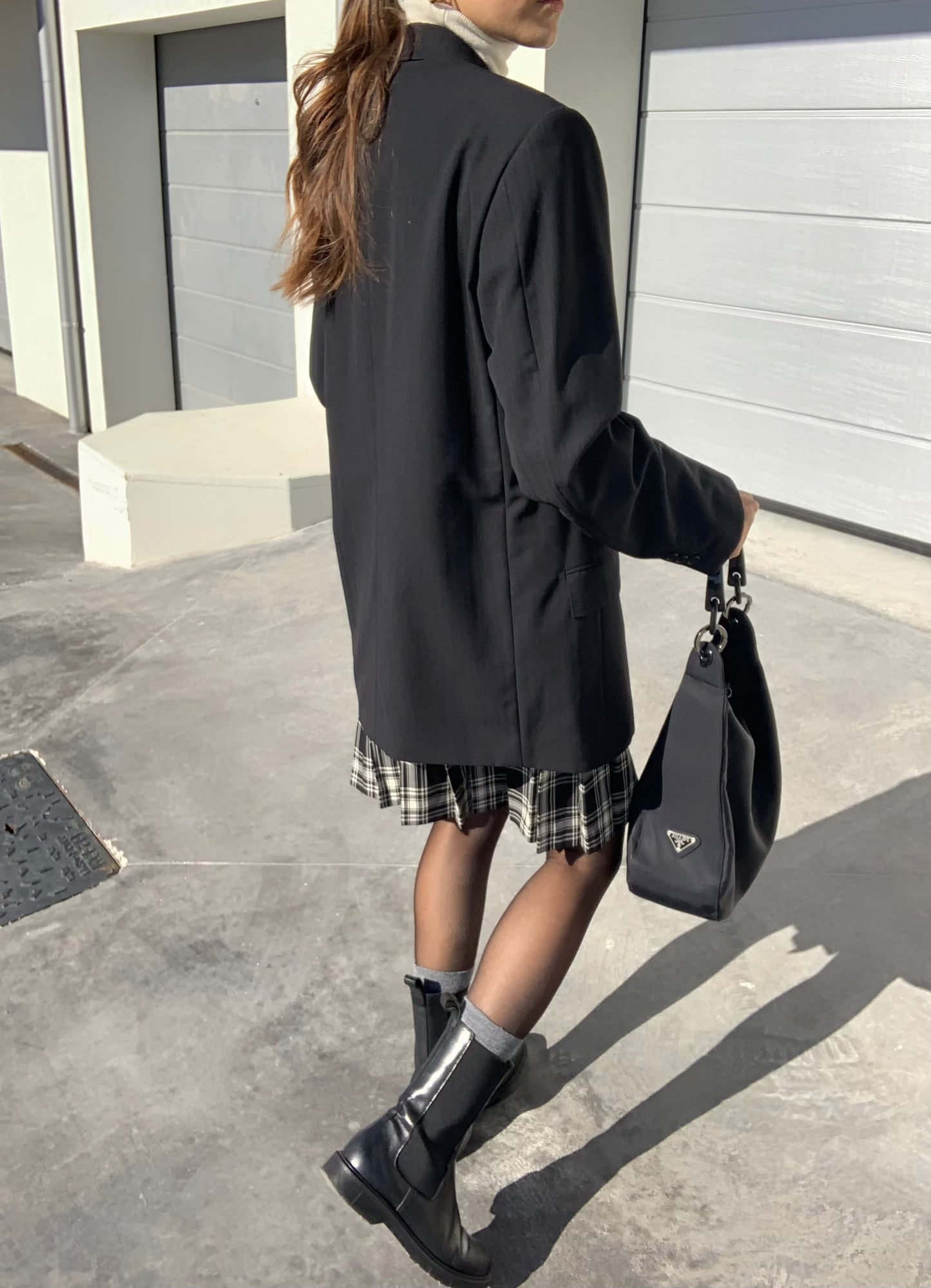 Vintage essential black blazer