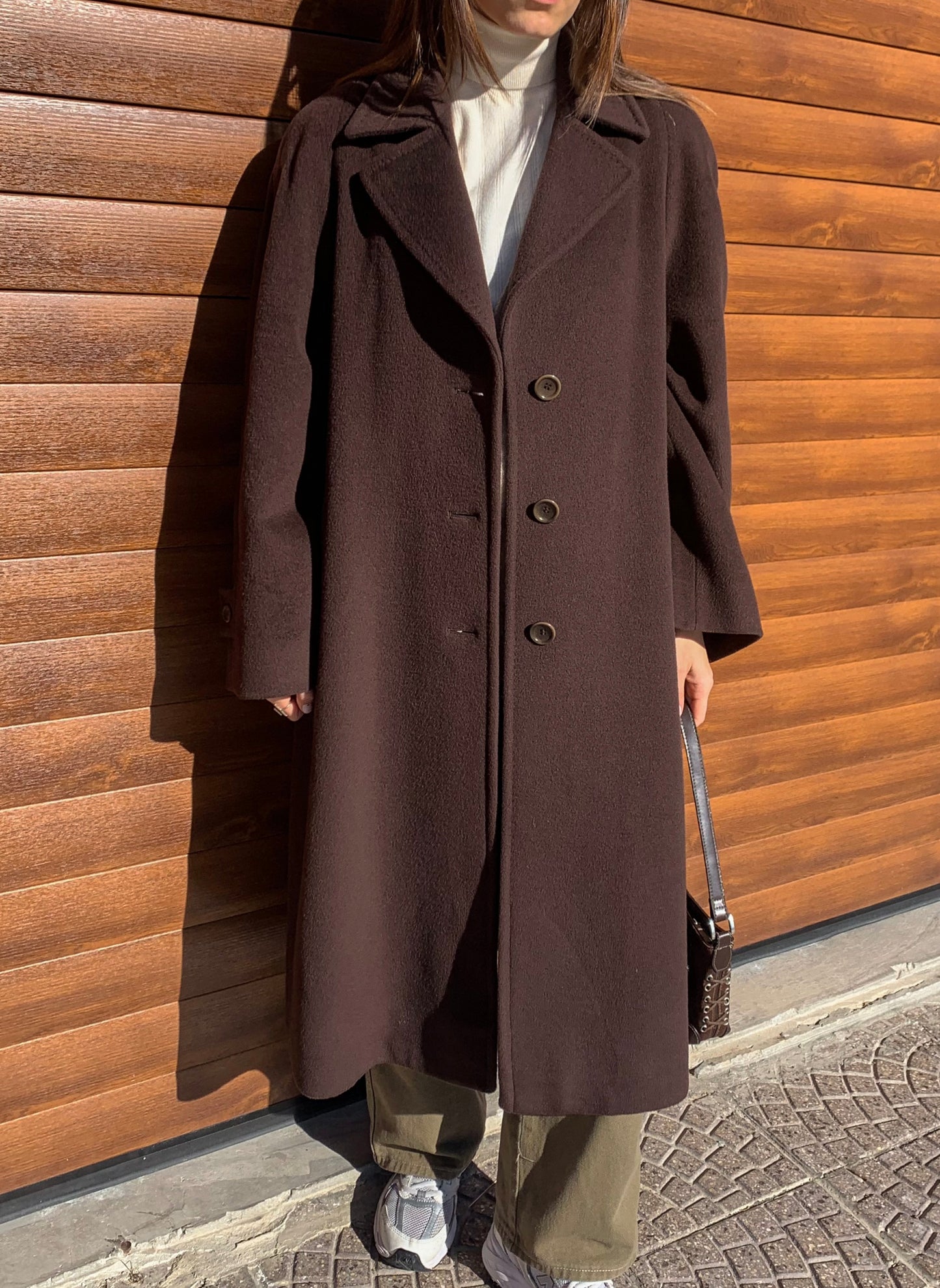 Vintage dark choco coat