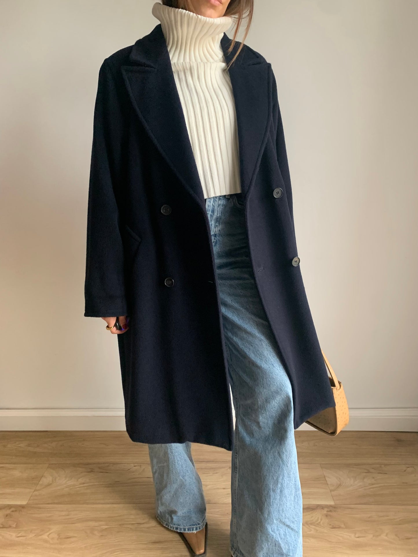 Icon Max Mara navy coat