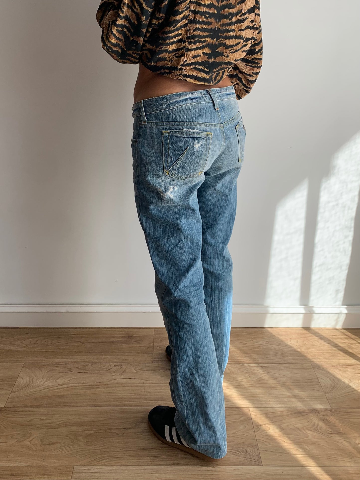 Armani low-waist denim