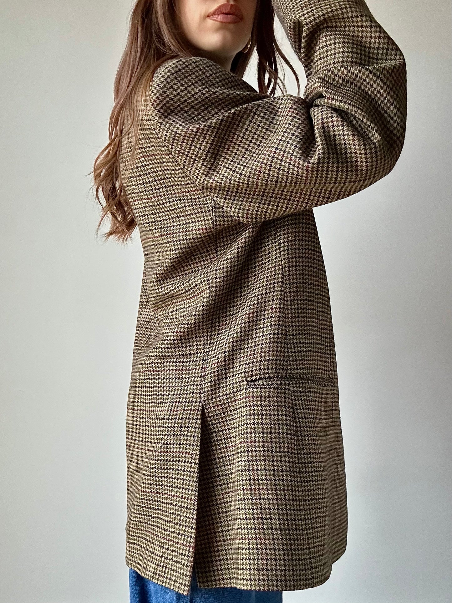 Pied de poule blazer