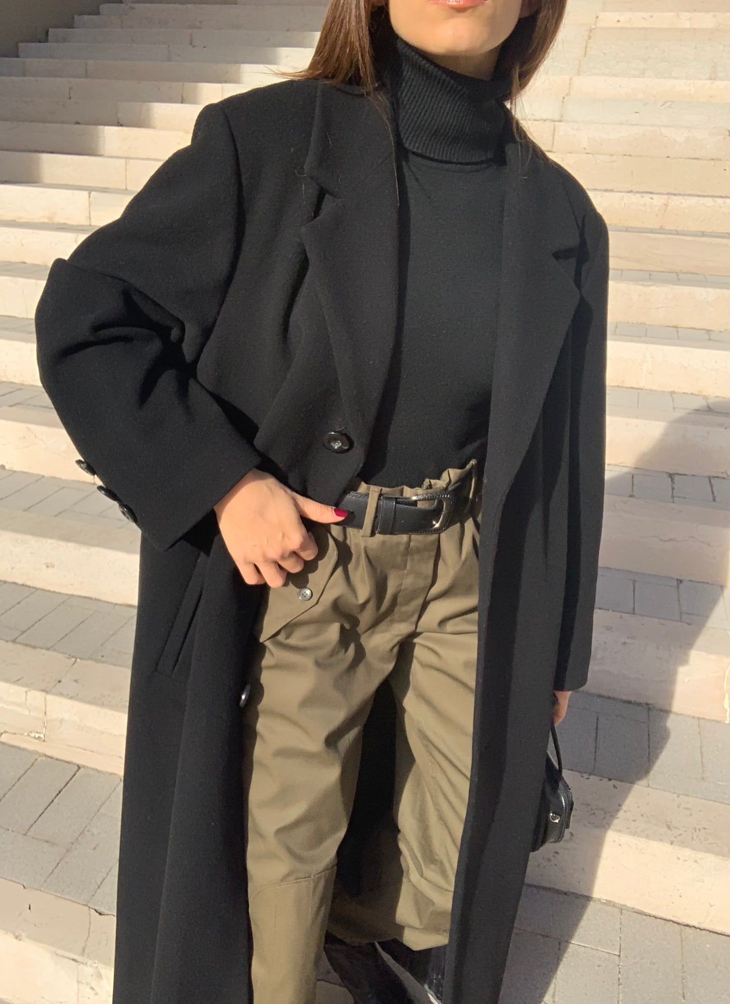Vintage extra long coat