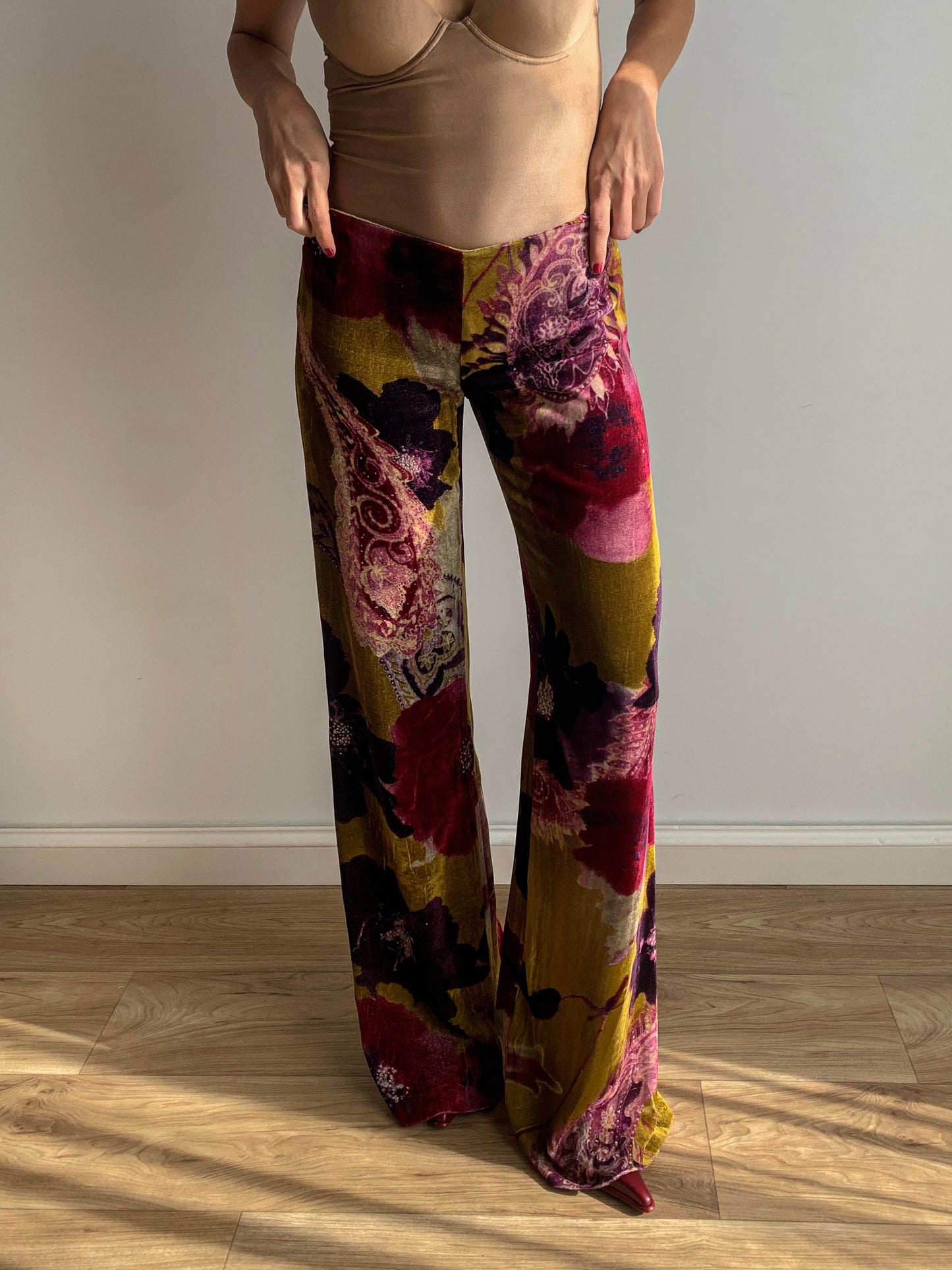 Roberto Cavalli velvet pant