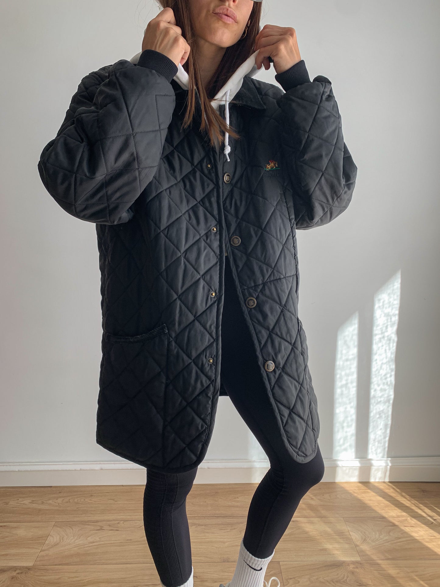 Quilted black jacket
