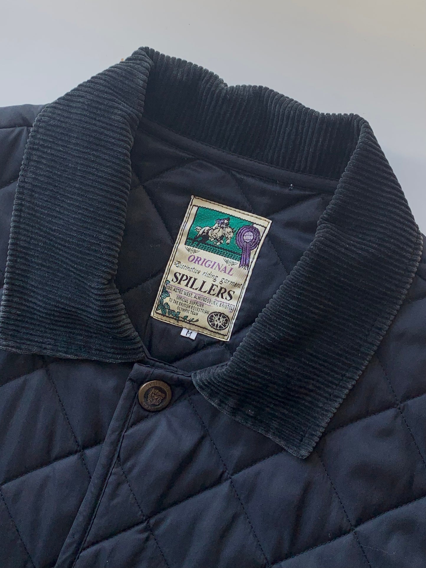 Quilted black jacket