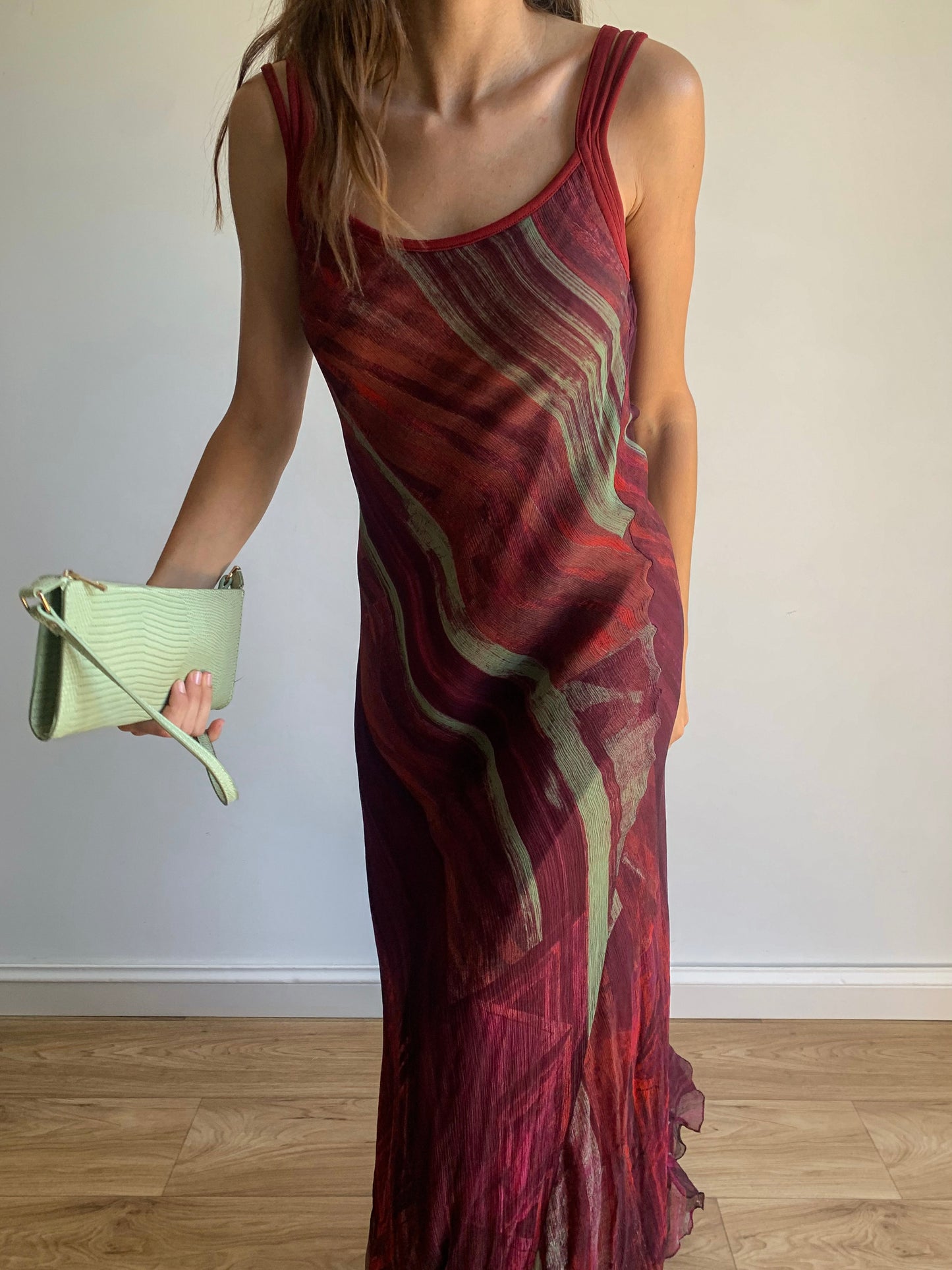 Marble effect dress