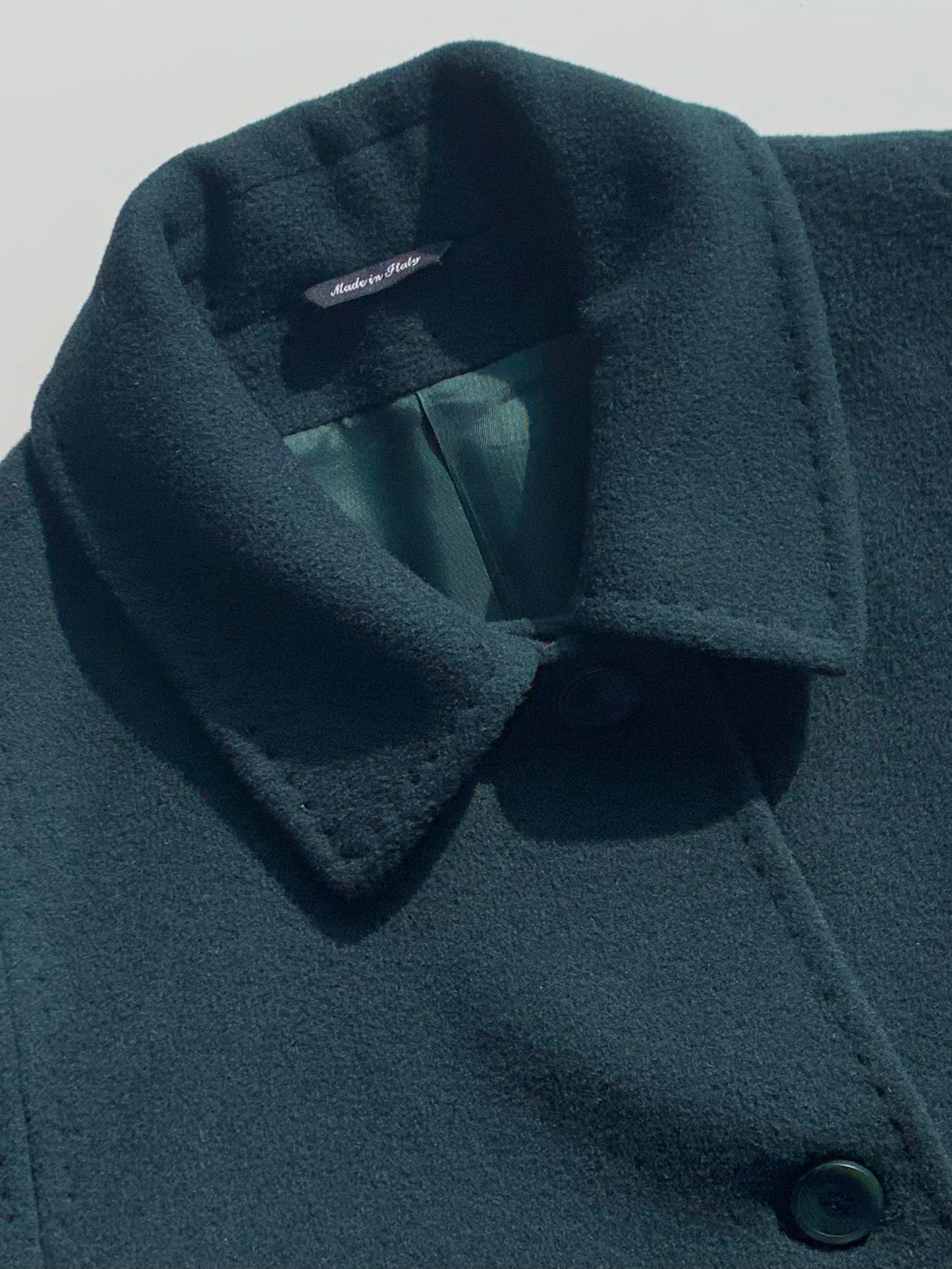 Vintage bottle green coat