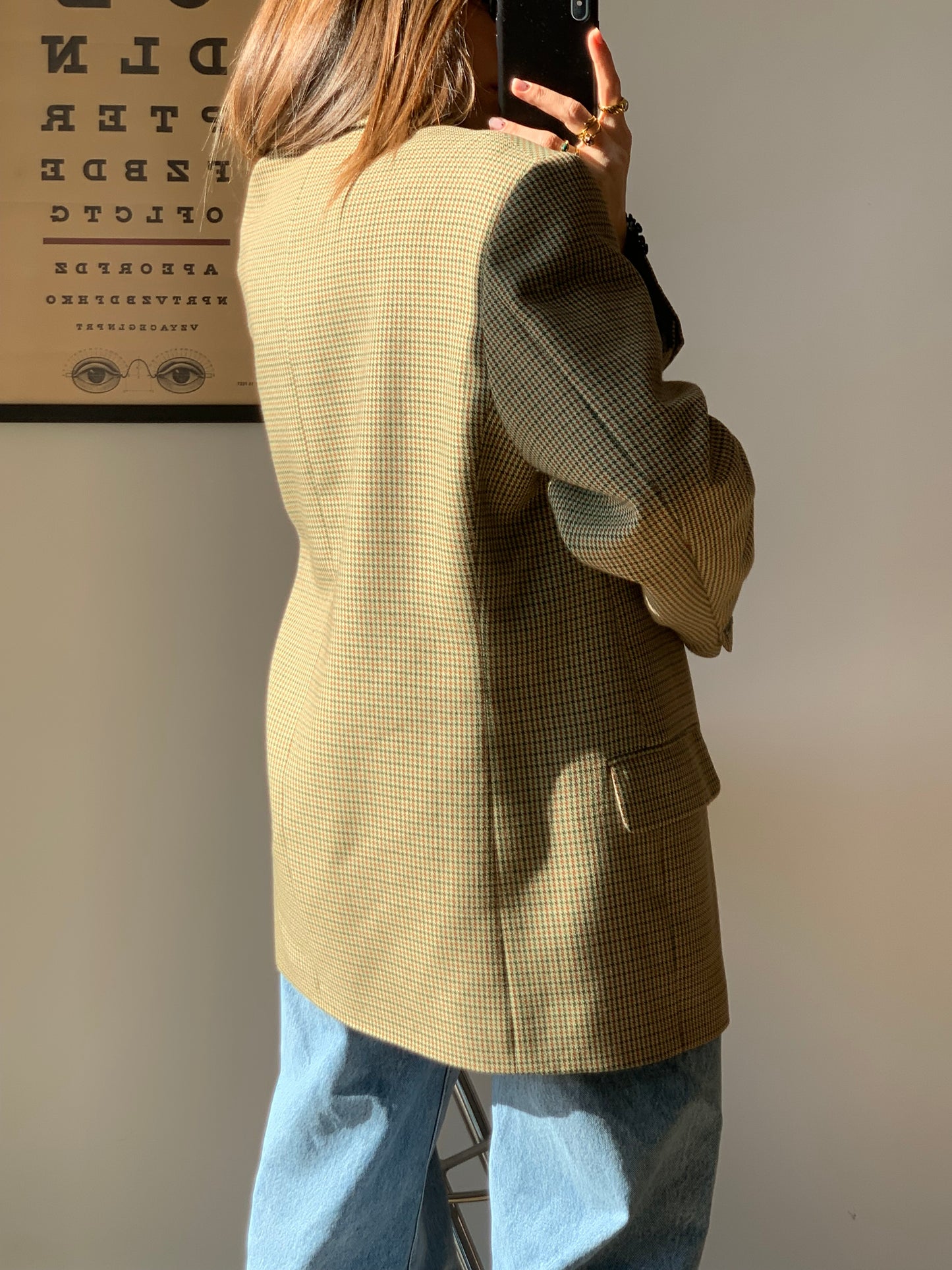 Pied de poule blazer