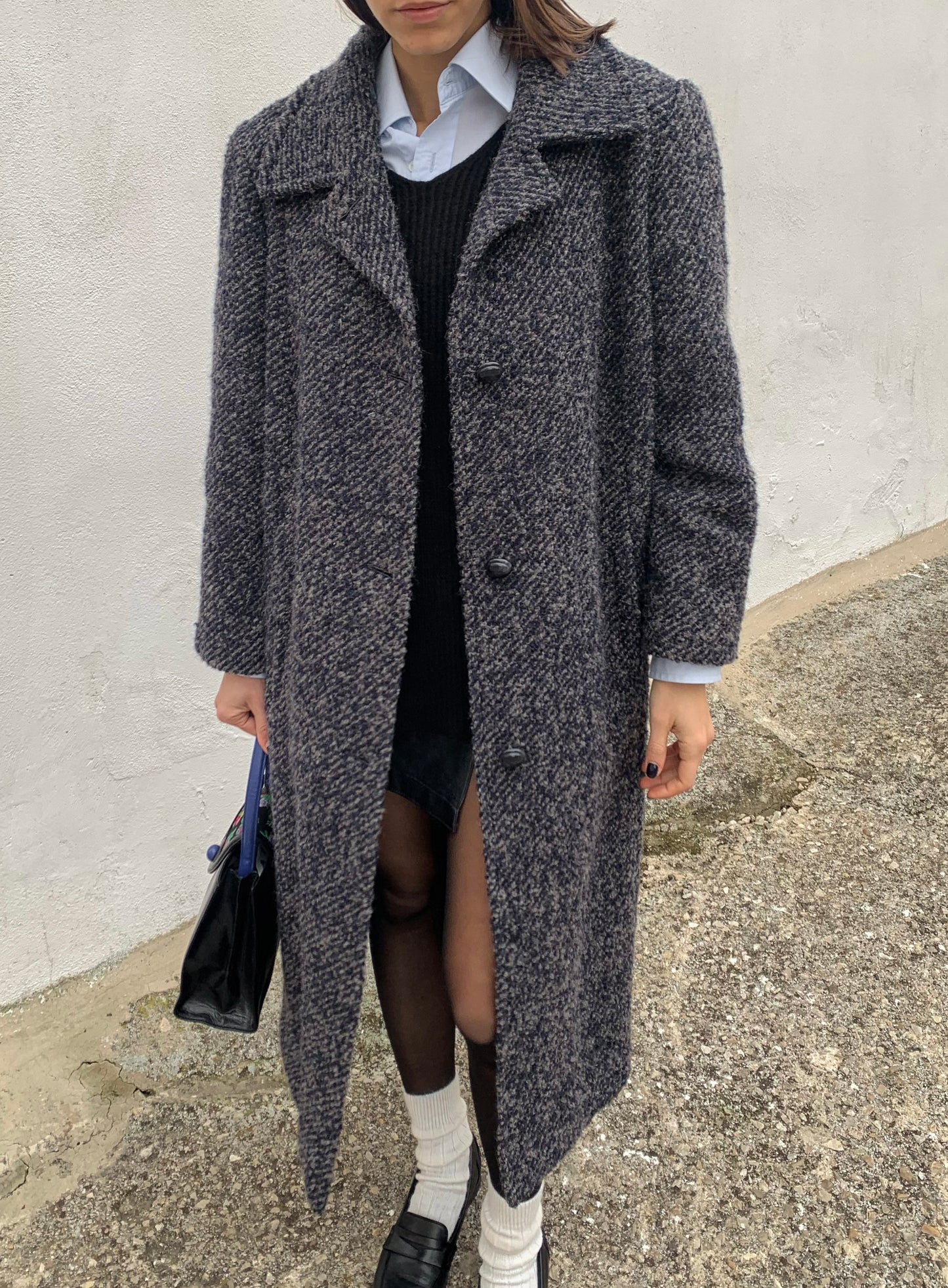 Vintage herringbone coat