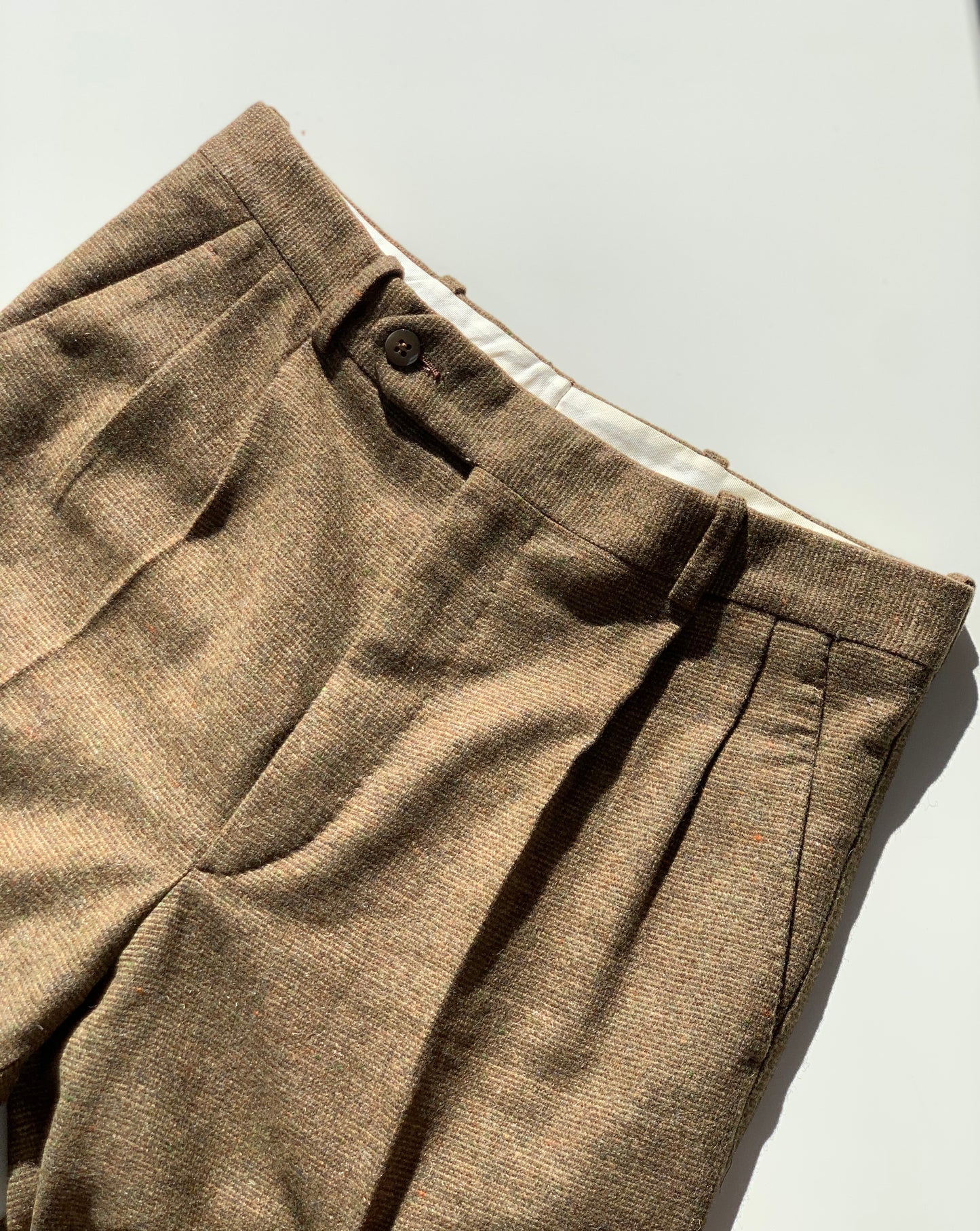 Vintage wool tailored dad pant