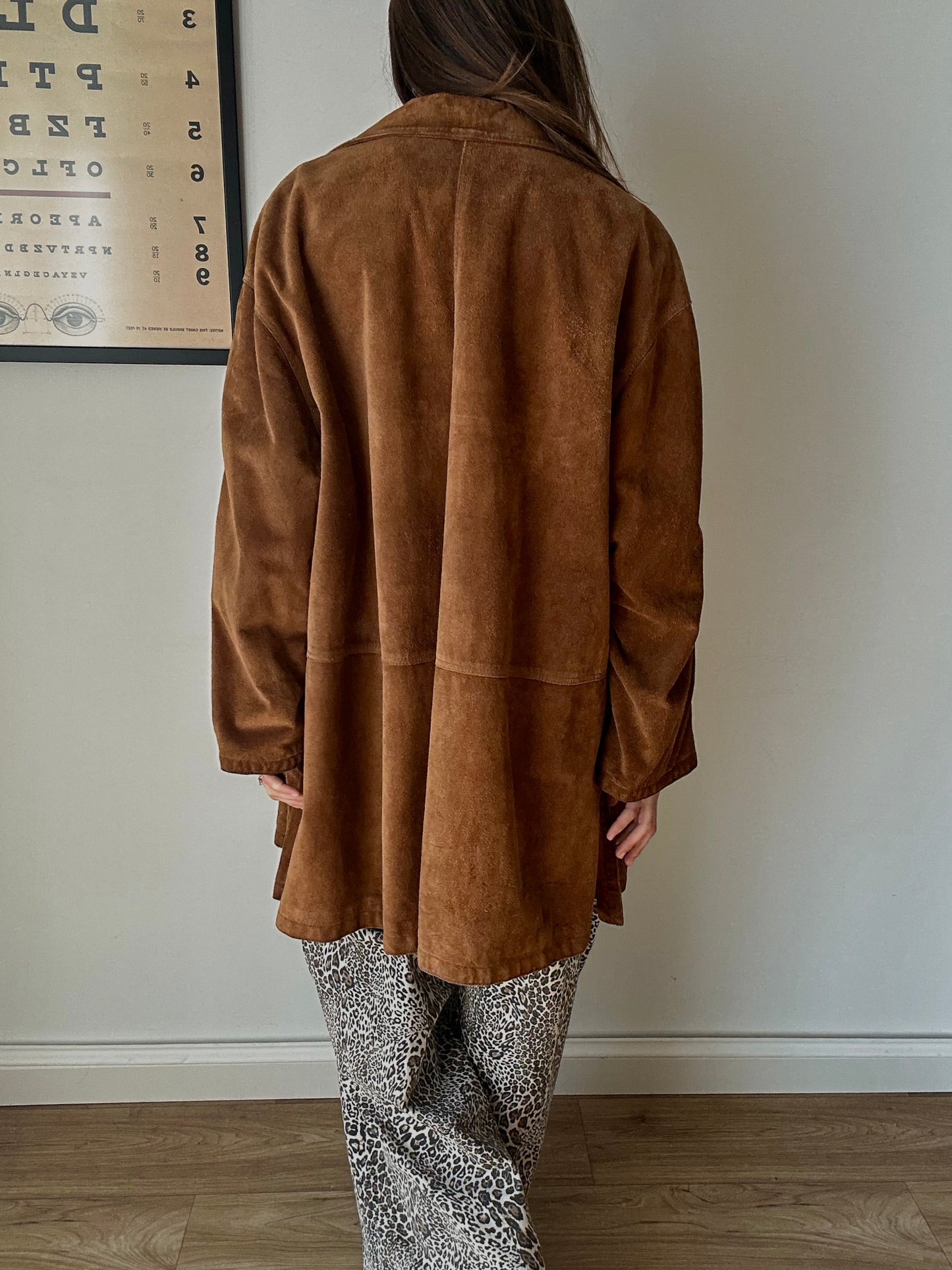 Cognac suede jacket