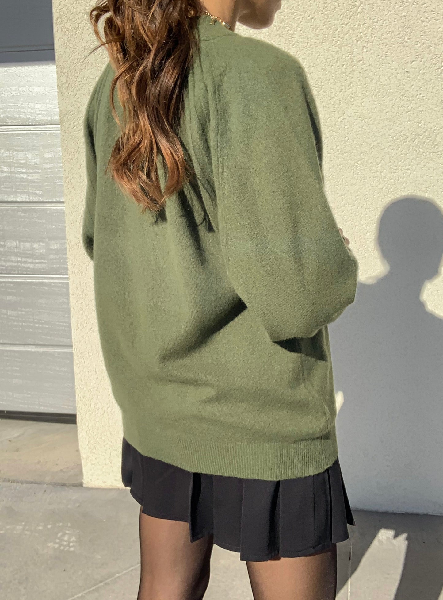 Vintage angora and wool cozy jumper