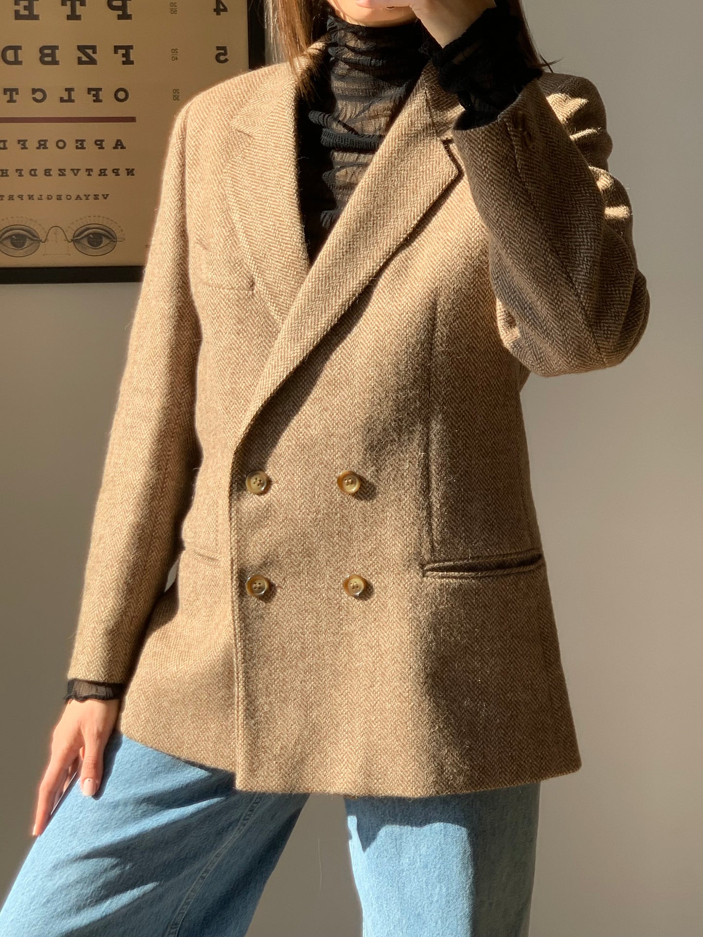 Spinato fitted blazer