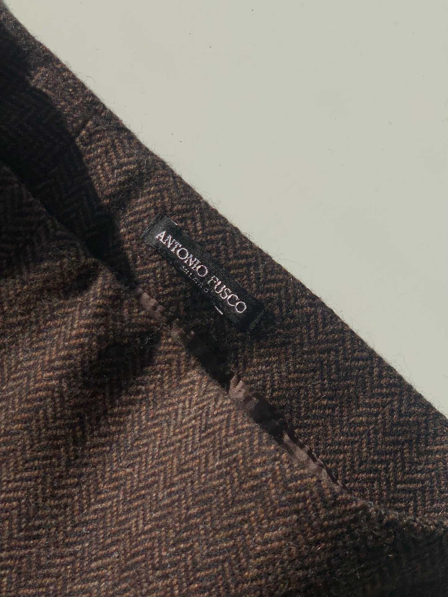 Vintage herringbone skirt