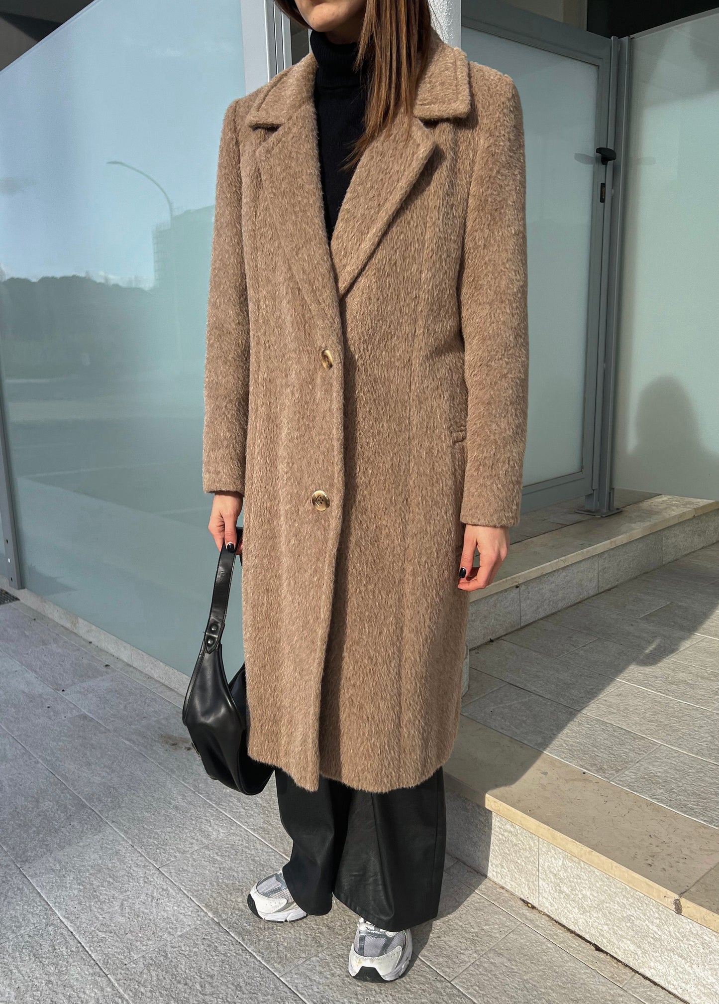 Vintage camel fur coat