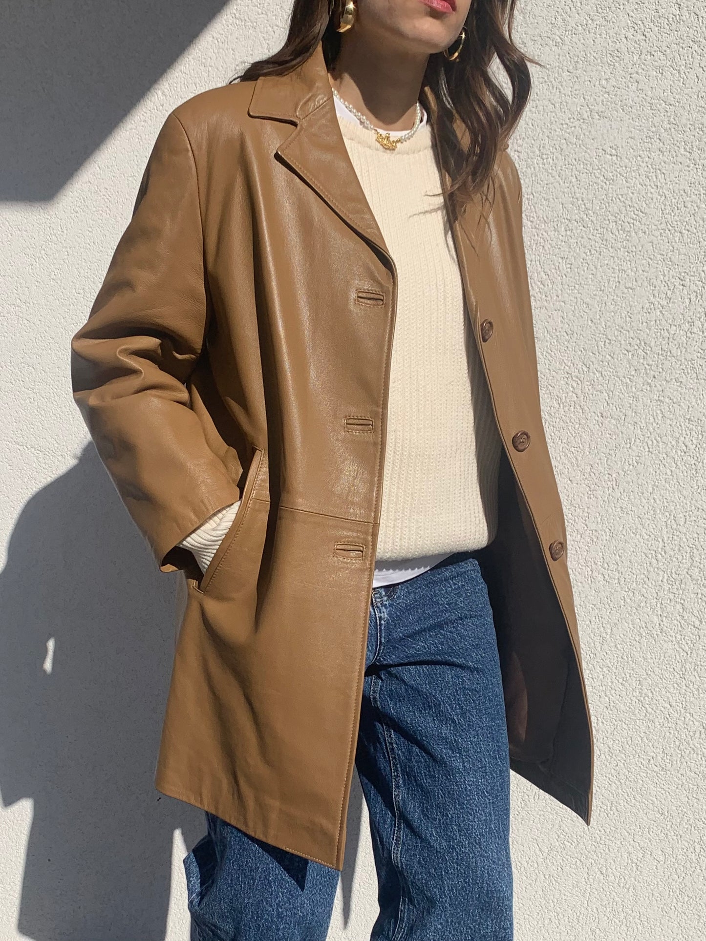 Biscotto leather jacket