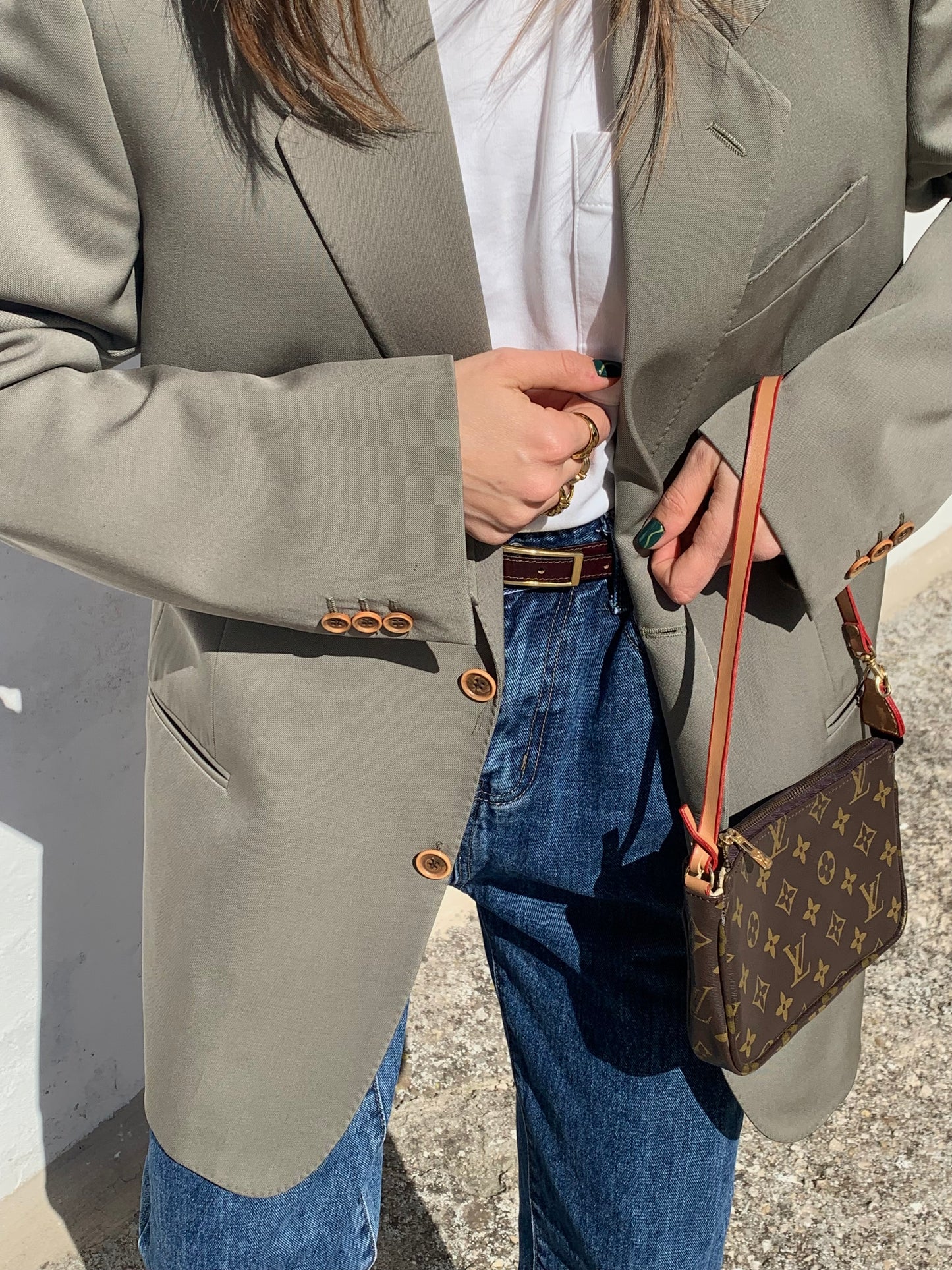 Sage green blazer
