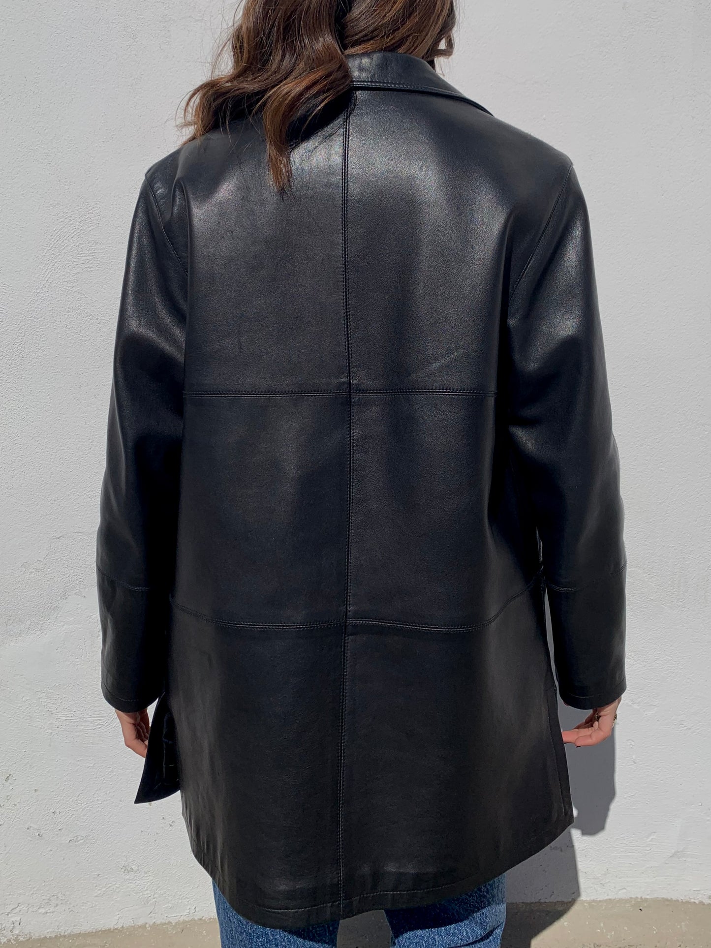 Vintage genuine leather jacket