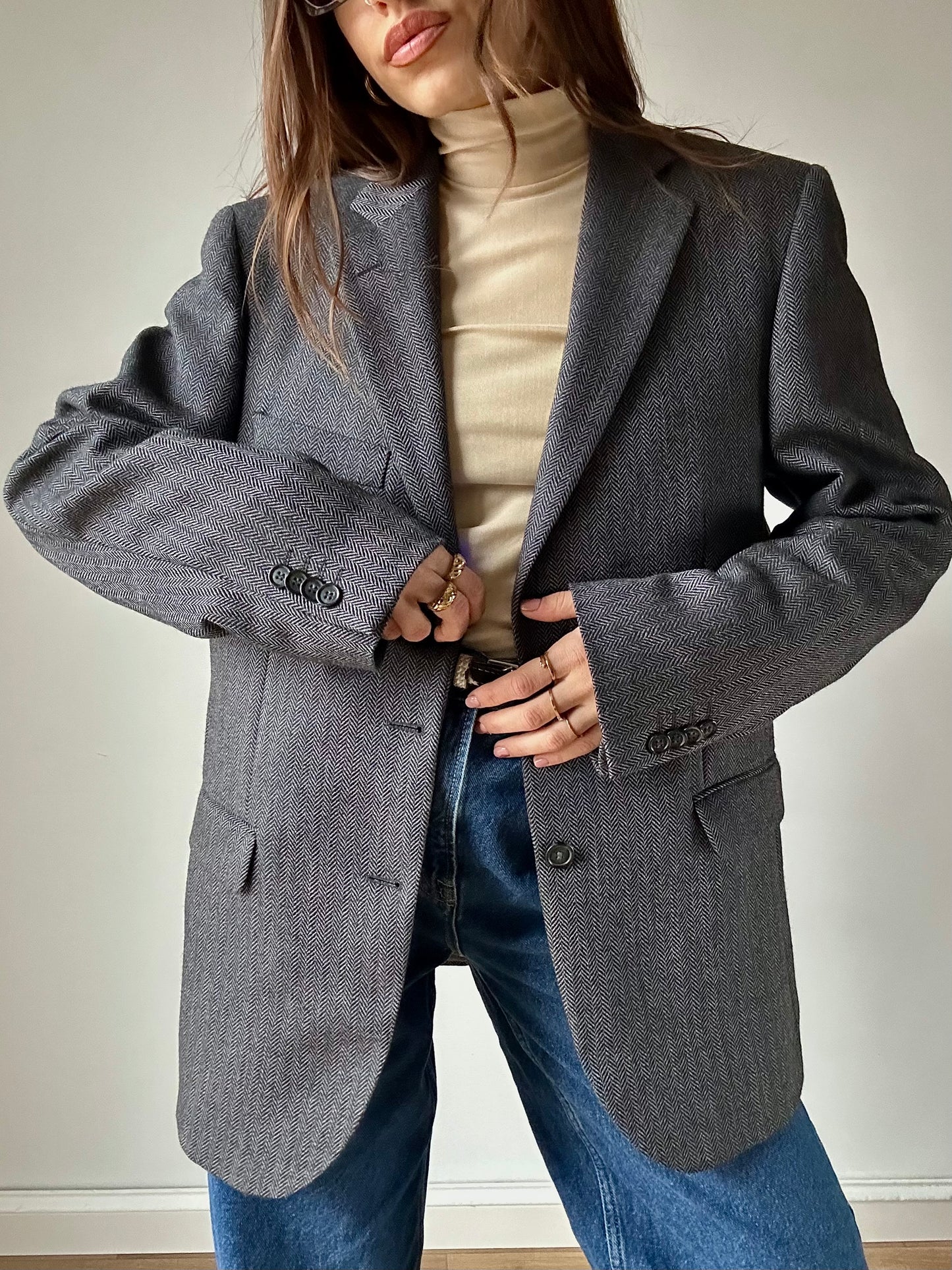 Spinato blazer