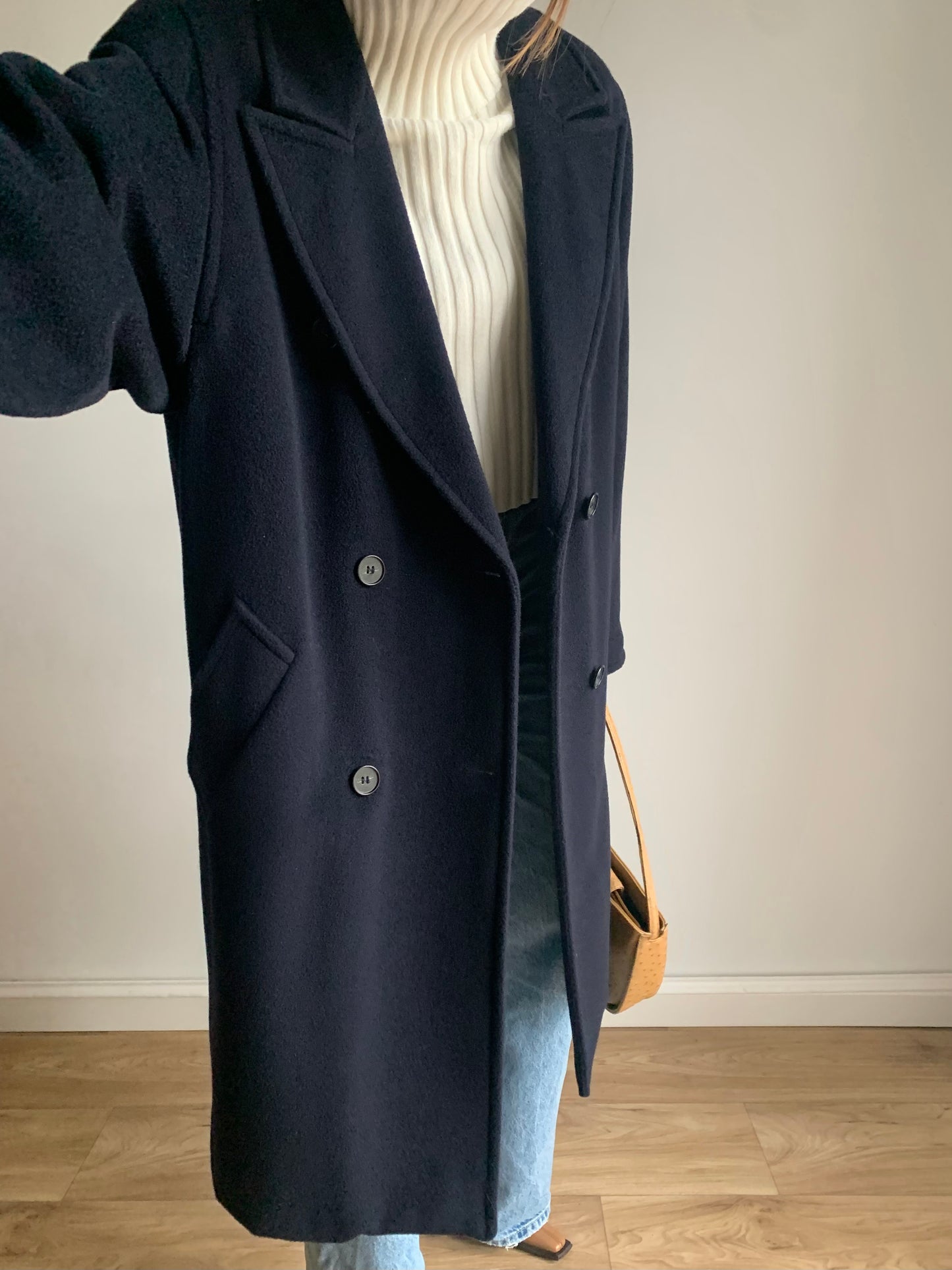 Icon Max Mara navy coat