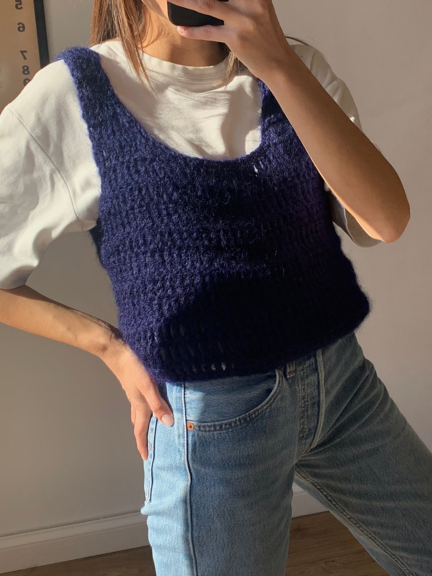 Mummy’s Daisy handmade vest