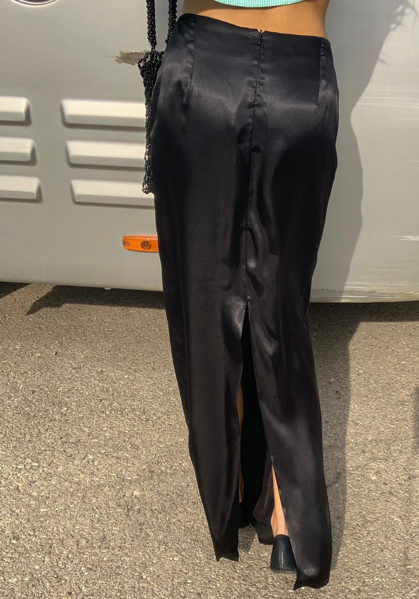 Vintage minimal maxi skirt