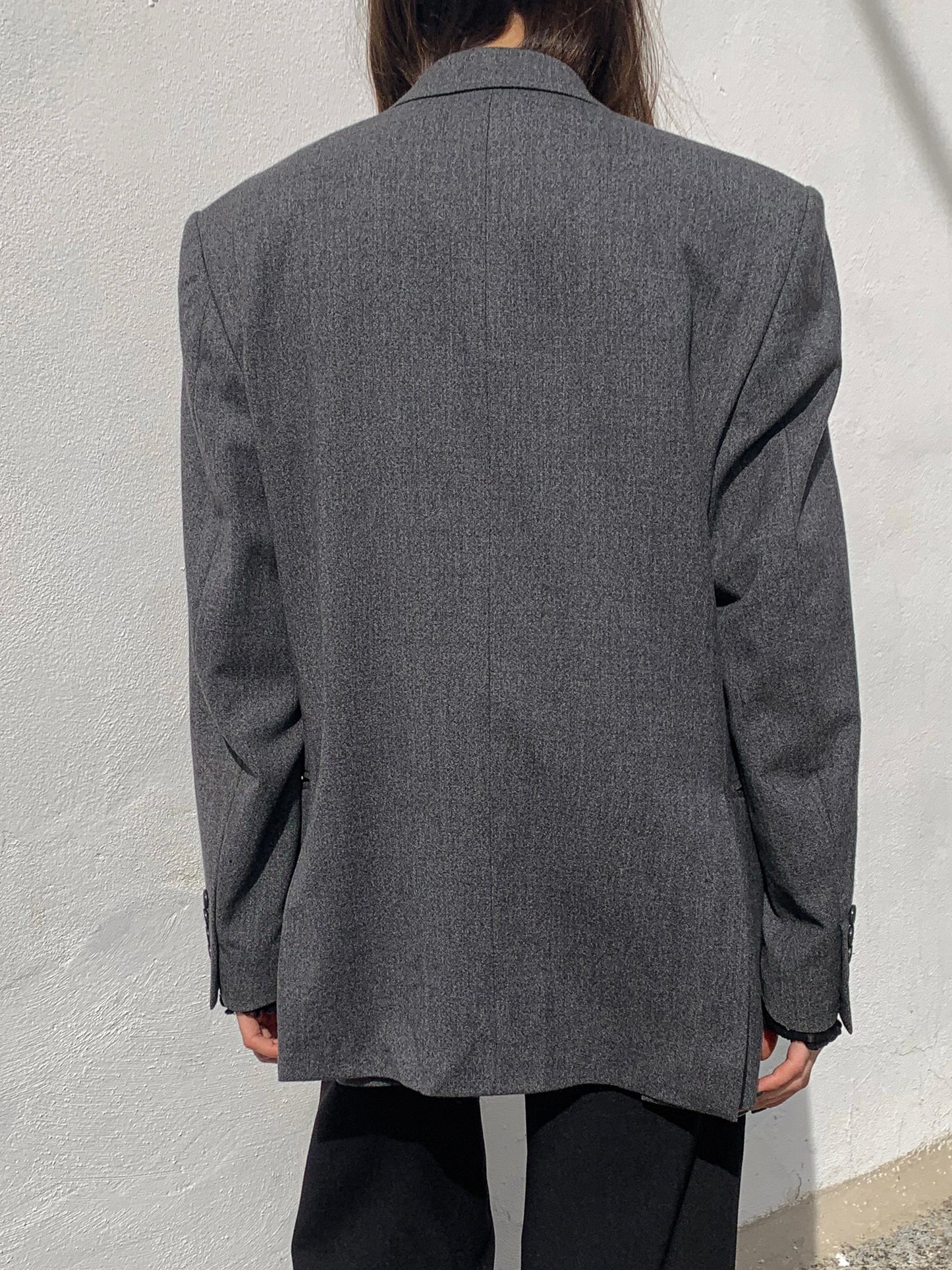 Dark grey classic blazer