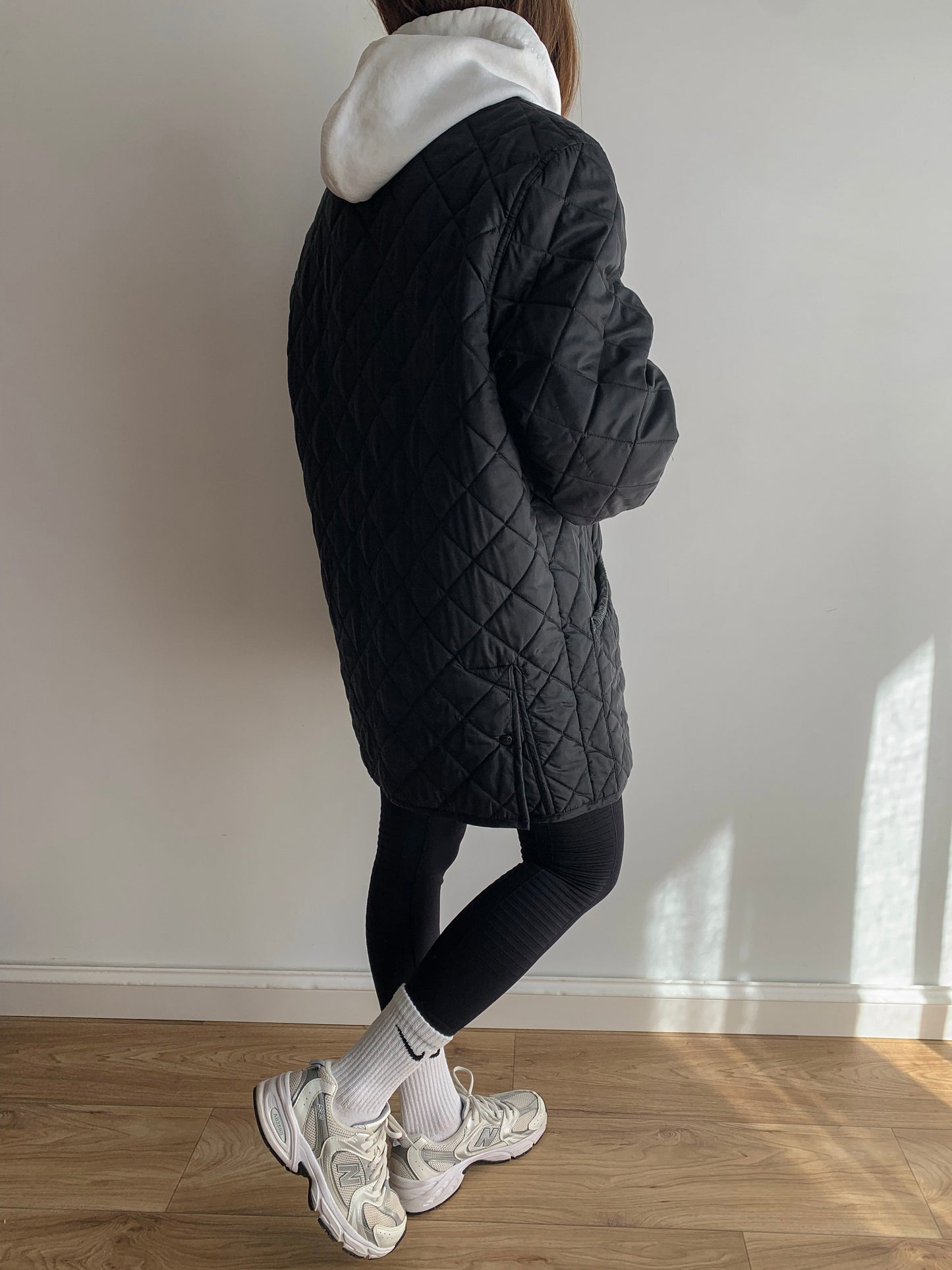 Quilted black jacket