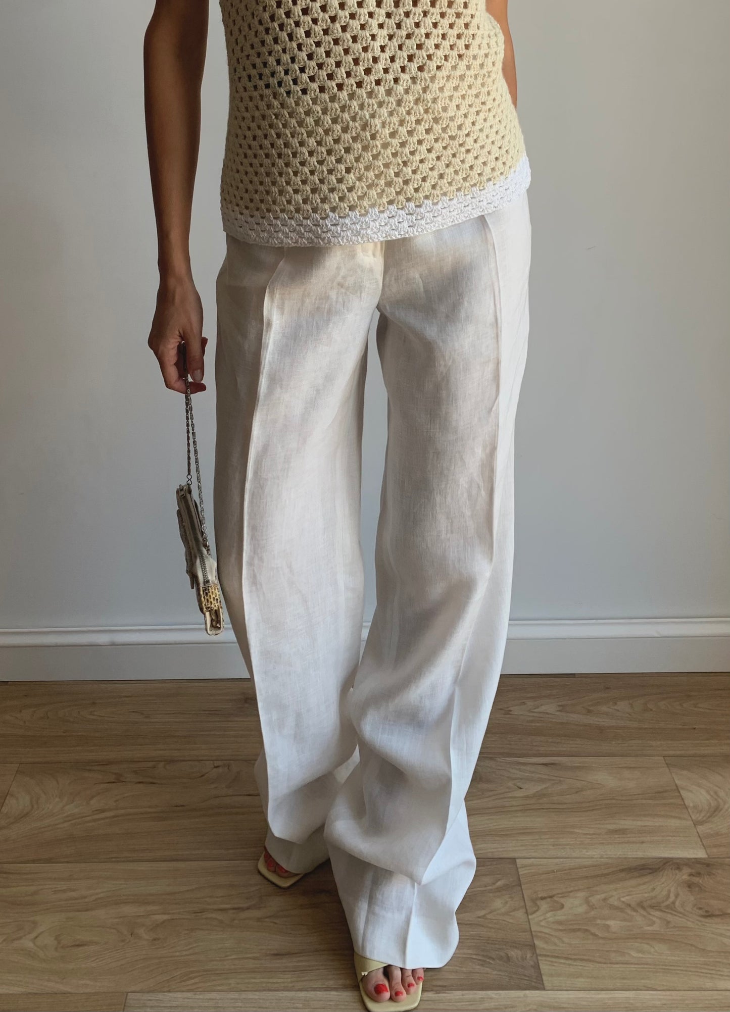 New old stock pure linen pant