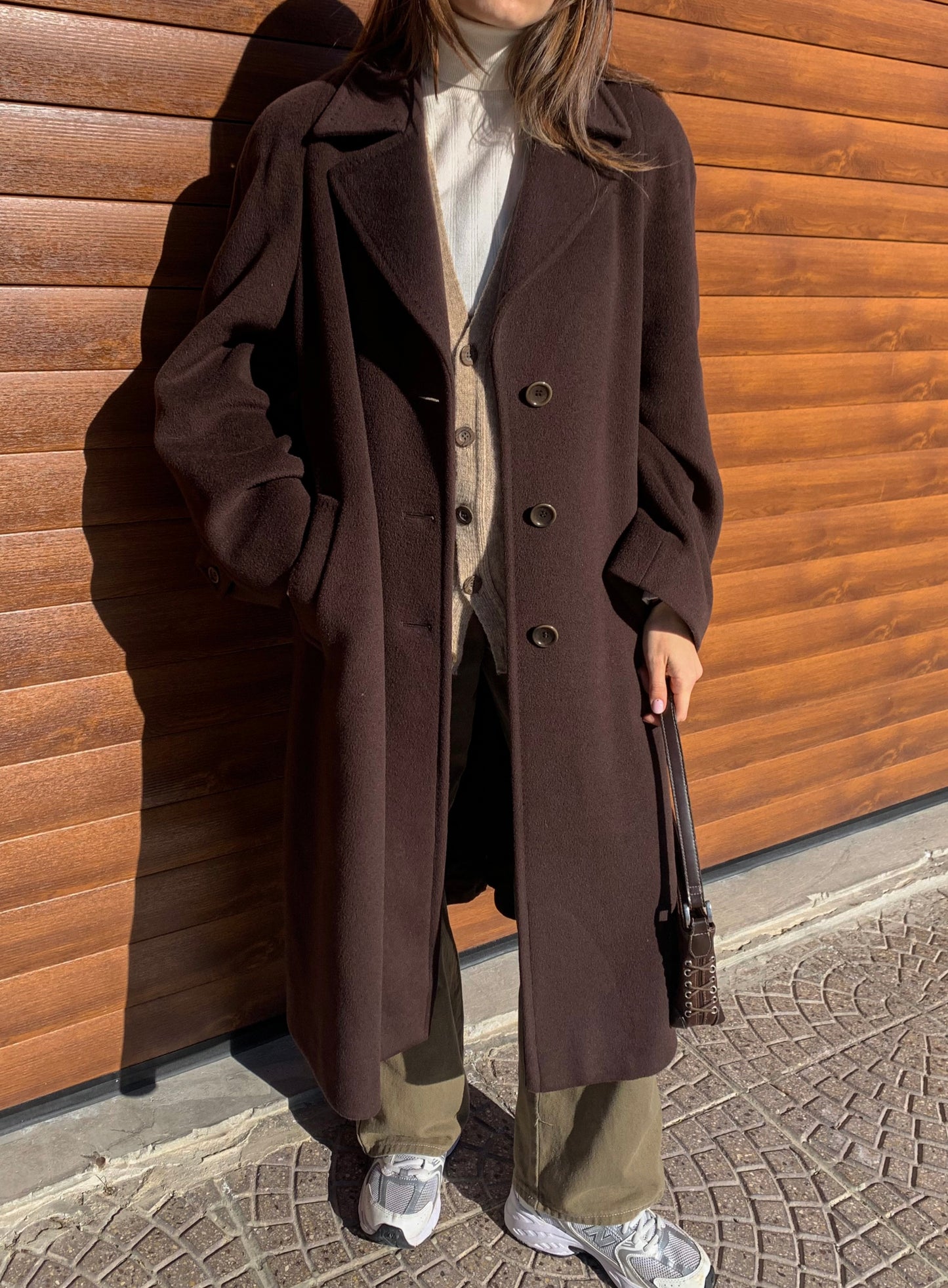 Vintage dark choco coat