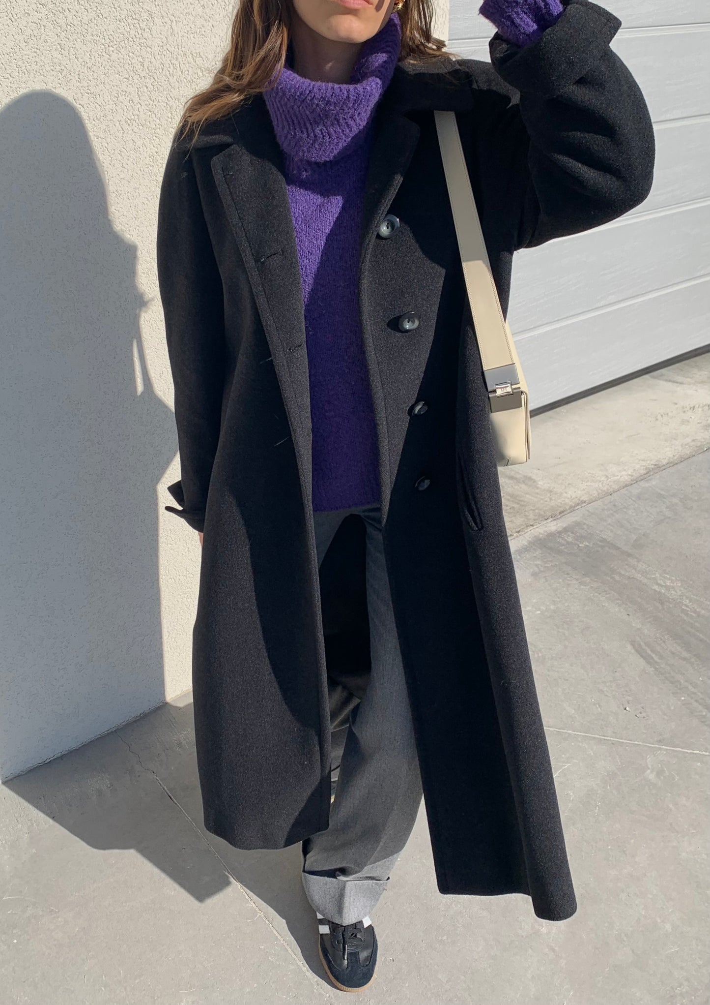 Antracite classic coat