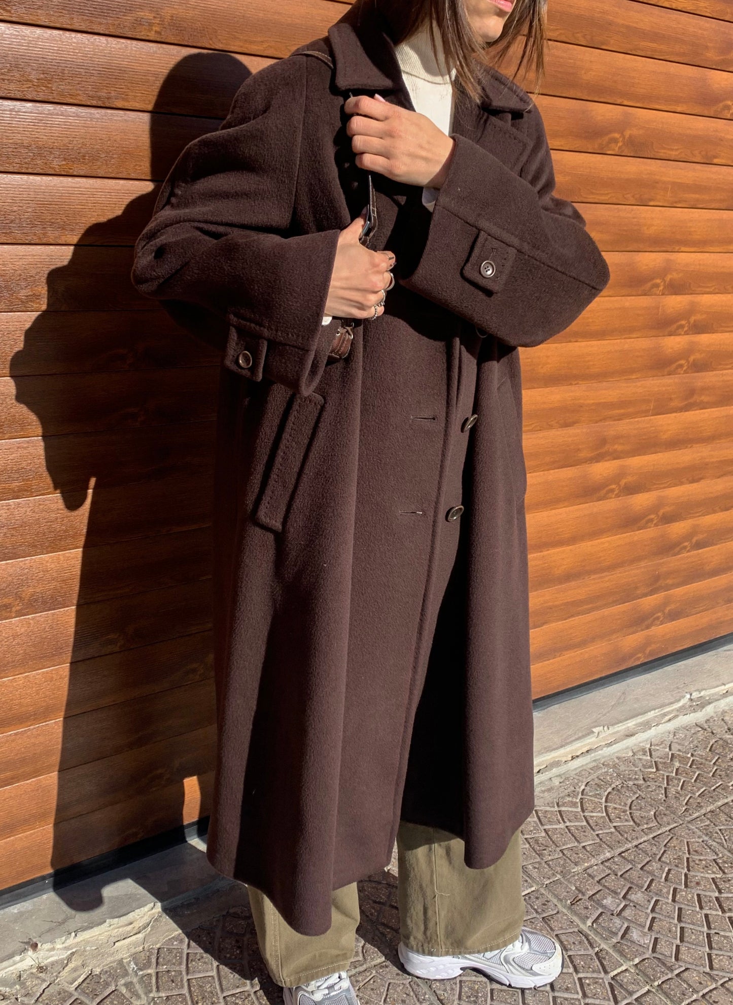 Vintage dark choco coat