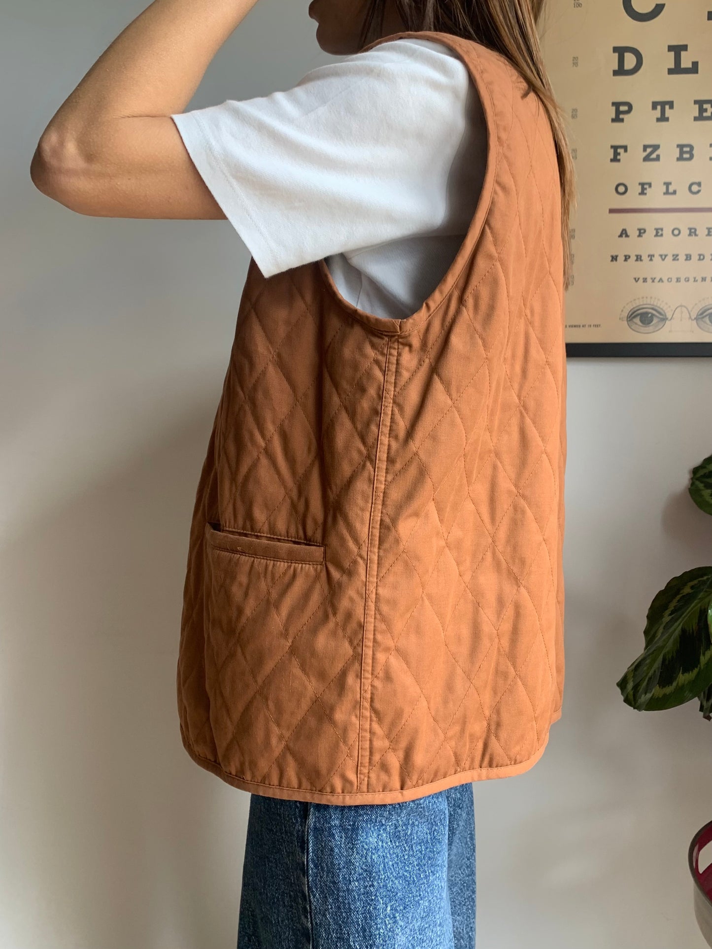 Vintage burnt orange vest