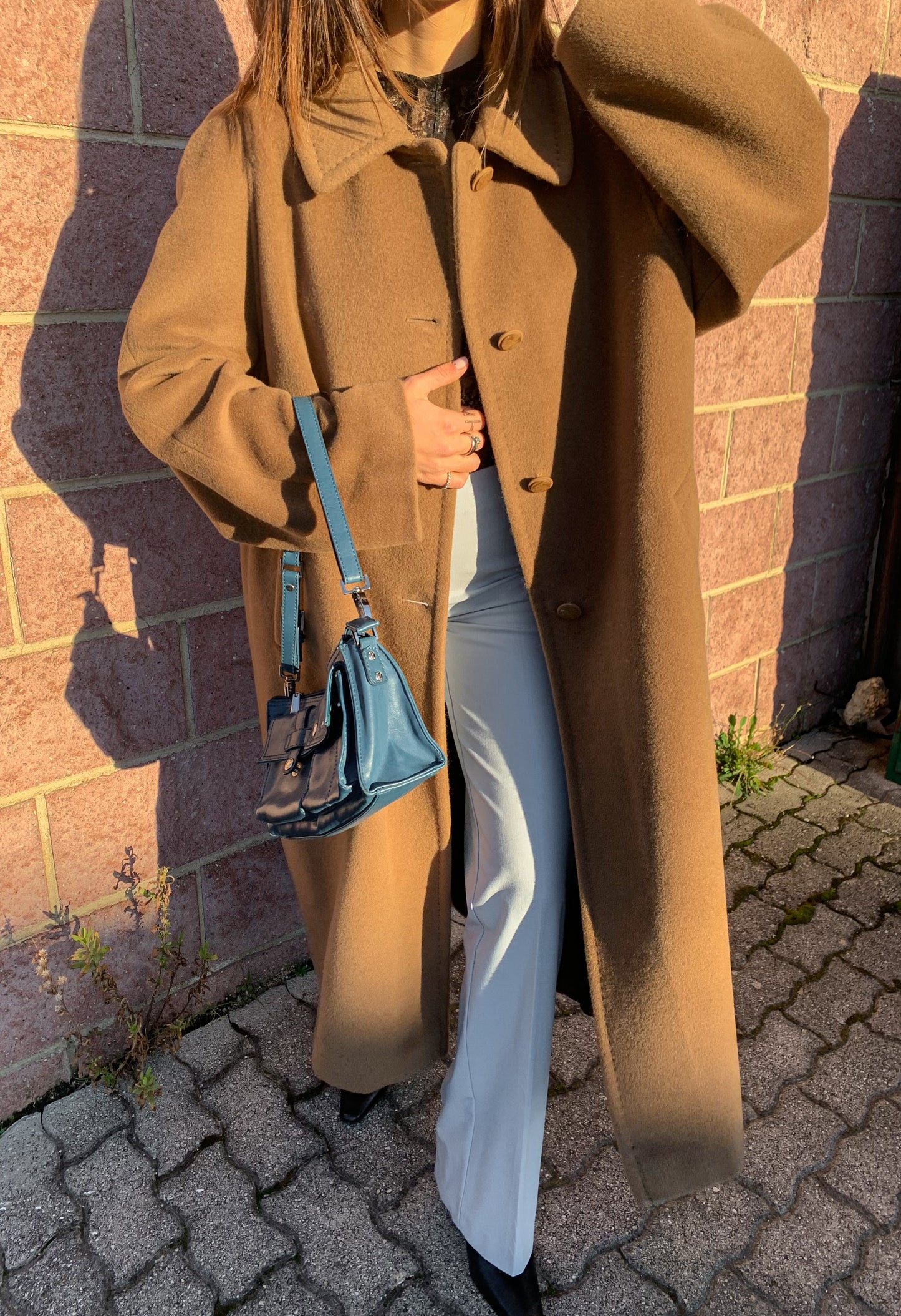 Vintage camel coat