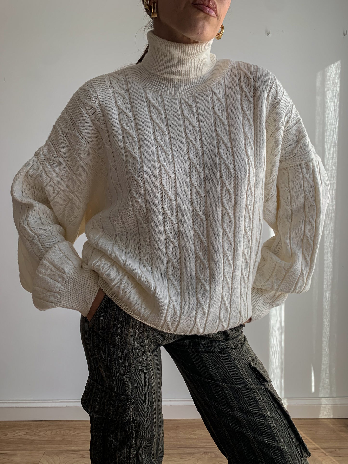 Knit wool jumper