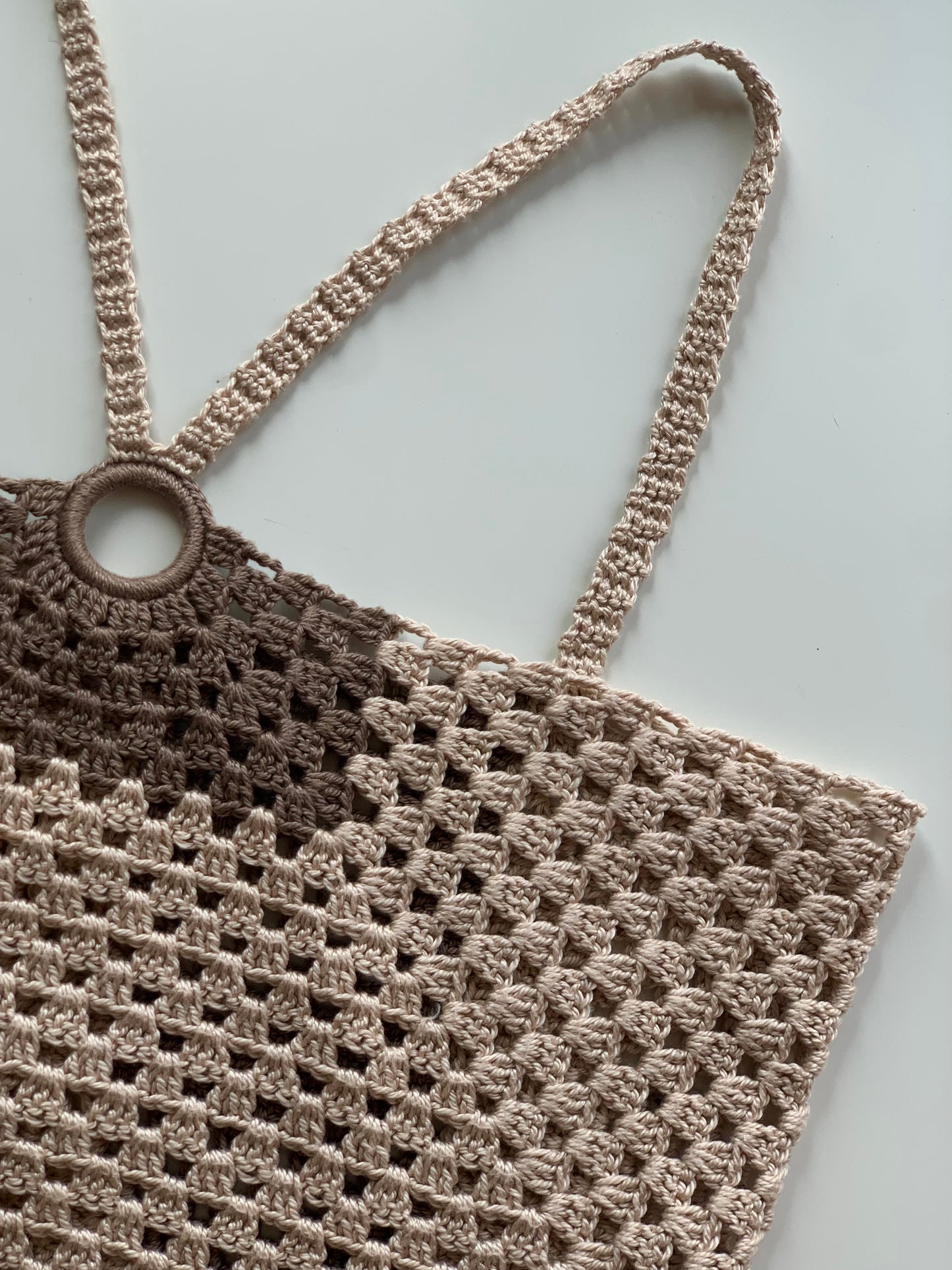 Crochet cappuccino top